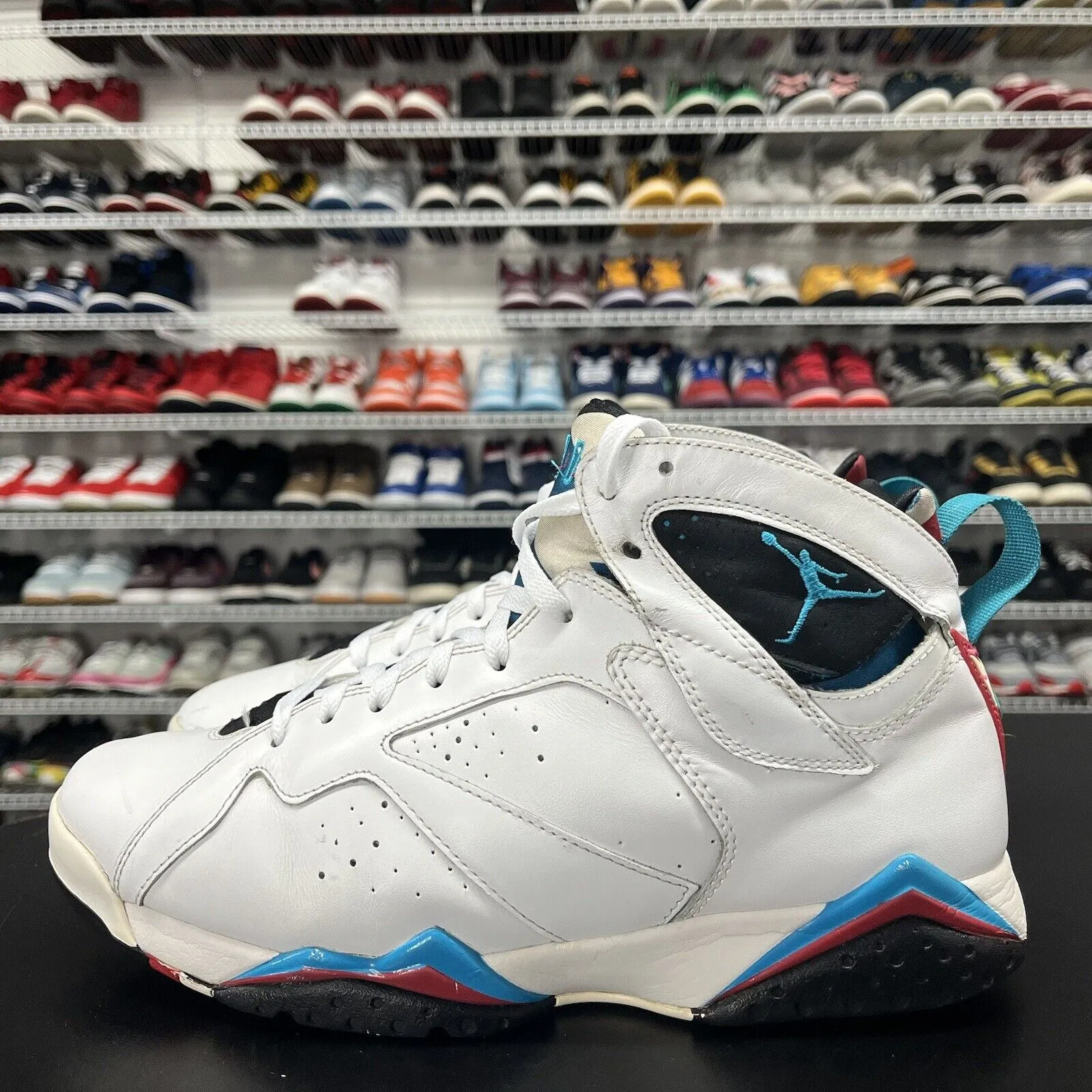 Asics High Top Running Shoes Nike Air Jordan 7 VII Retro Orion 304775-105 Men's Size 11