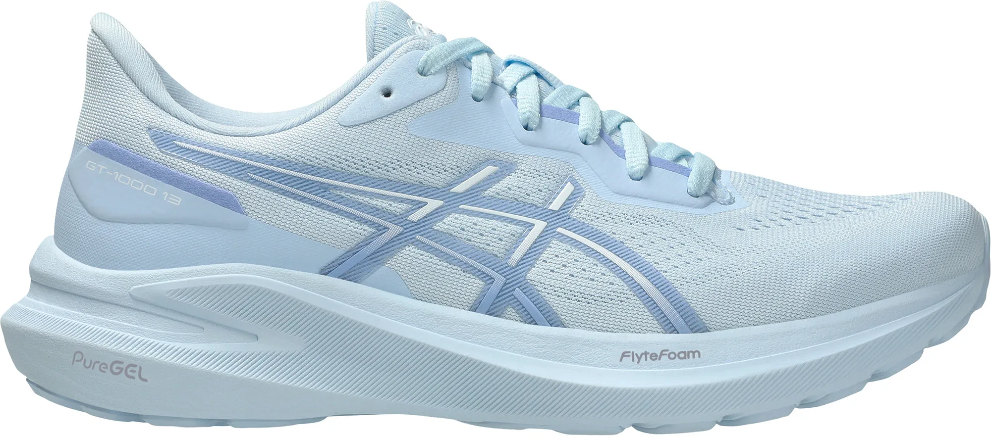 Asics GT 1000 13 Womens Running Shoes - Blue Asics Black Running Shoes