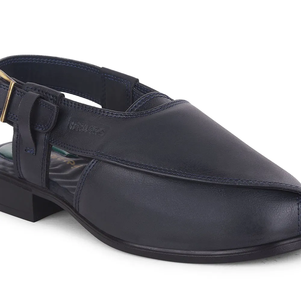 Sandals With Toe Ring Healers By Liberty Mens PISHOR-2E Blue Casual Sandal