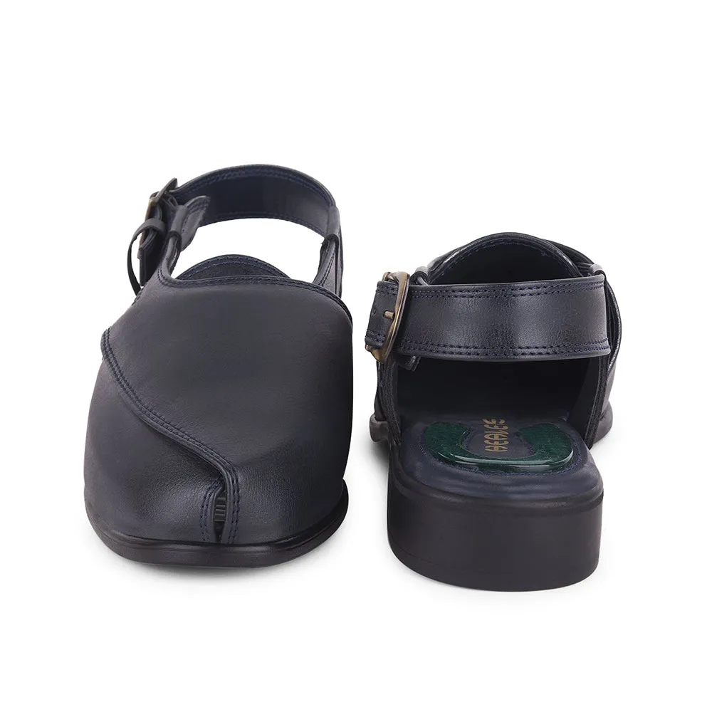 Sandals With Plantar Fasciitis Healers By Liberty Mens PISHOR-2E Blue Casual Sandal