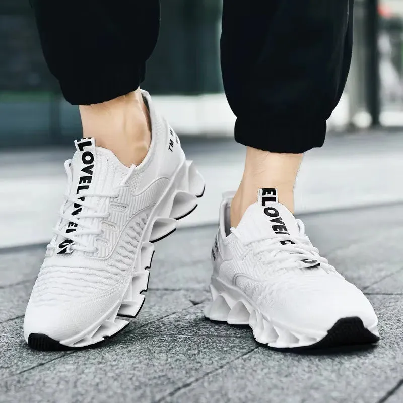 Champion Rally Future Mid Casual Shoes Male Invisibly Heightened Shoes 8cm Platform White Shoes