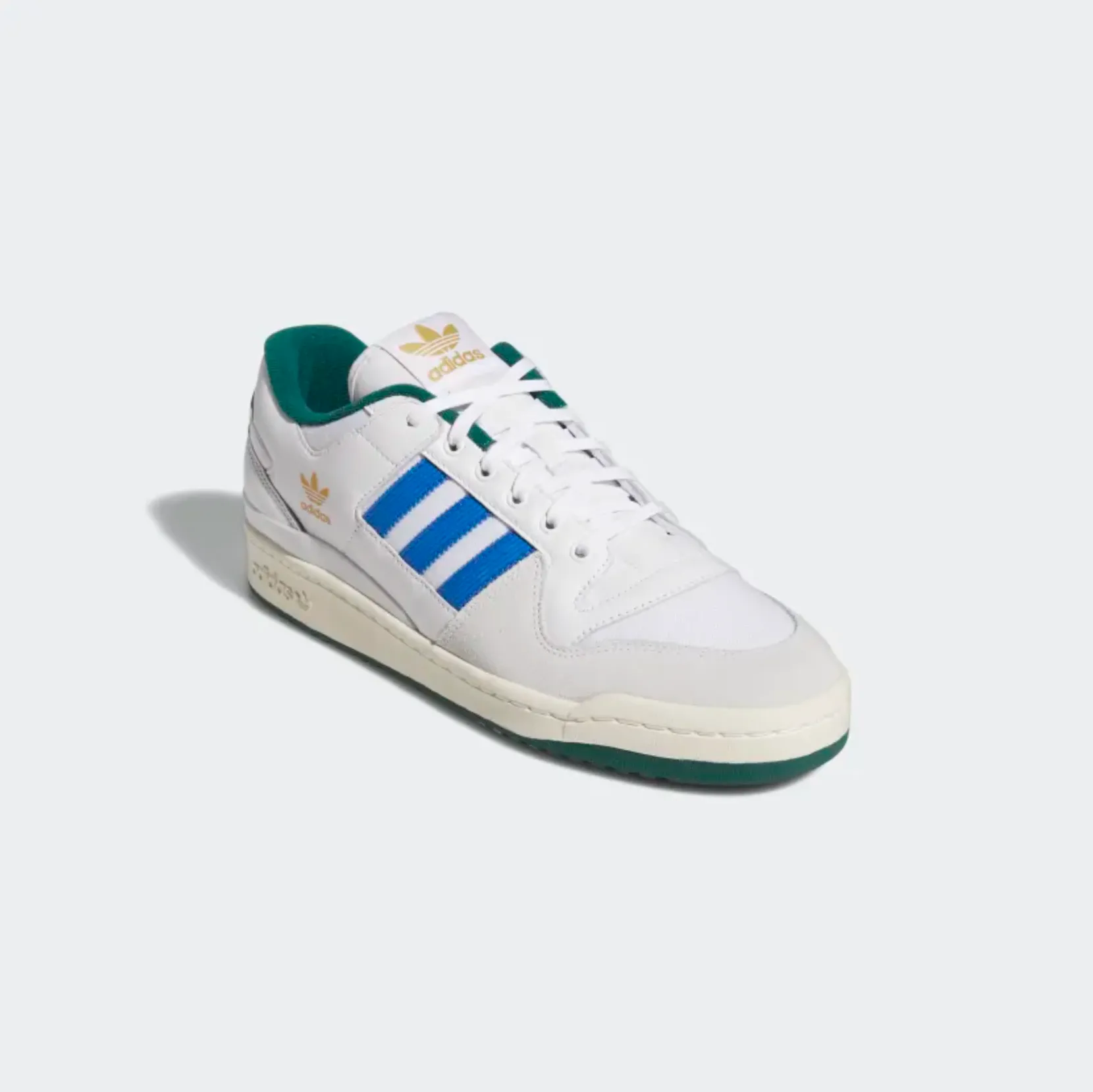 ADIDAS FORUM 84 LOW ADV WHITE/ BLUEBIRD / GREEN Adidas Shoes Latest