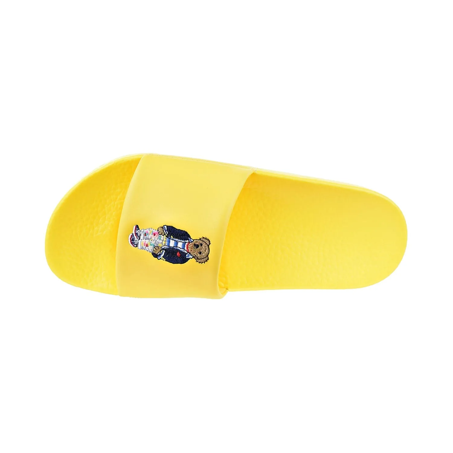 Slides With Rhinestones Polo Ralph Lauren Bear Print Men's Slides Yellow
