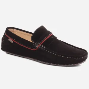 Men "OLSEN" Suede Comfort Moccasins Flat Buckle Shoes