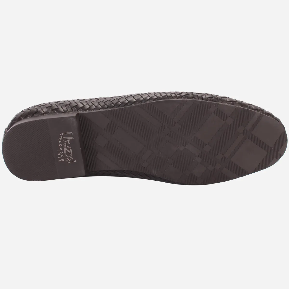 Best Gym Shoes Flat Sole Men "POLIER" Leather Office Dress Slip-On Oxfords