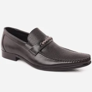 Grey Flat Shoes For Wedding Men "Vince" Formal Slip On Shoes
