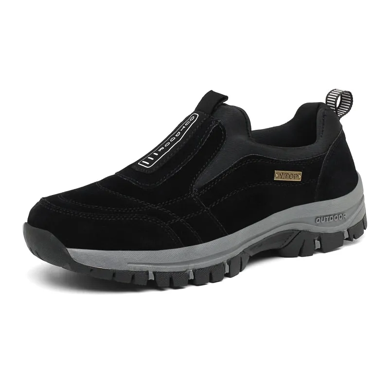 Hiking Shoes Edinburgh Men Shoes Outdoor Hiking Shoes Non-Slip Slip-On Loafers Light Training Sneakers Walking Trekking Shoes Big Size 39-46