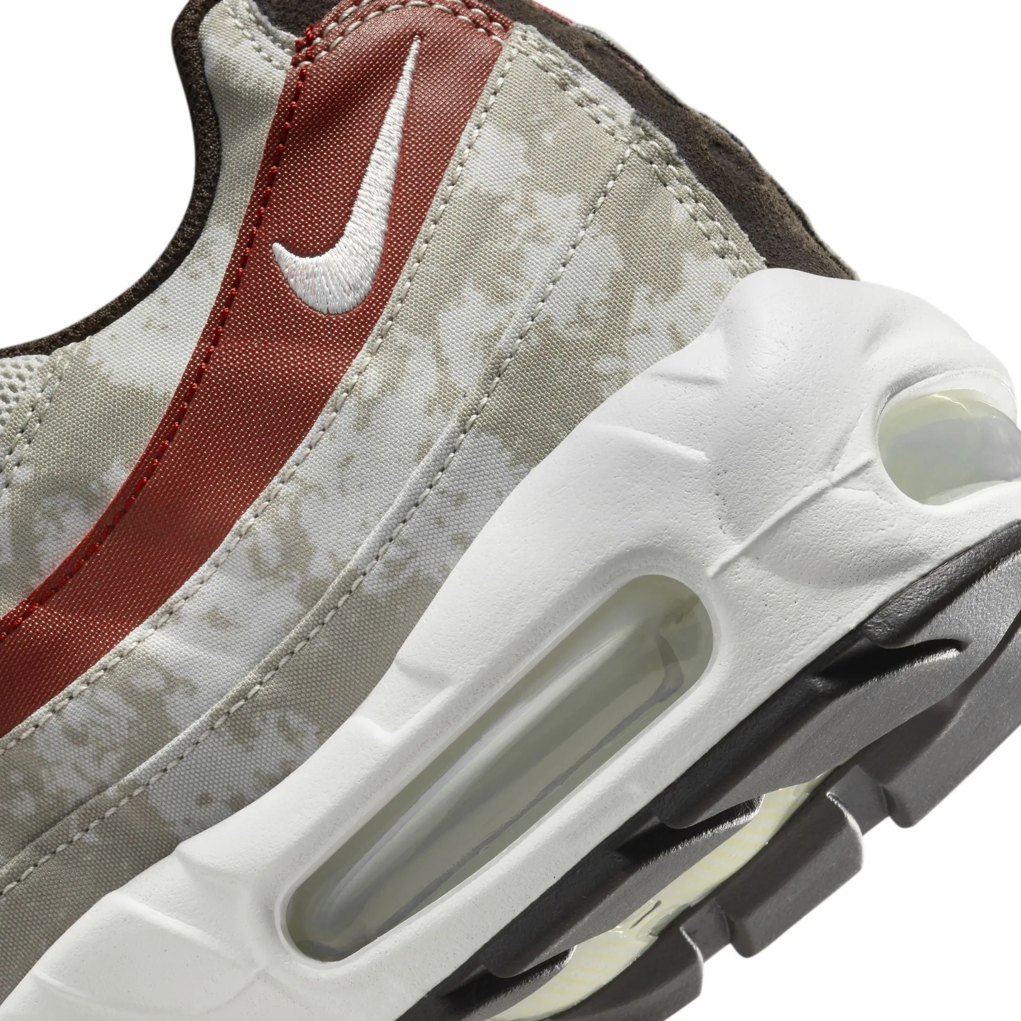 Asic Tennis Shoes Men's Nike Air Max 95 - Light Bone/Dune Red