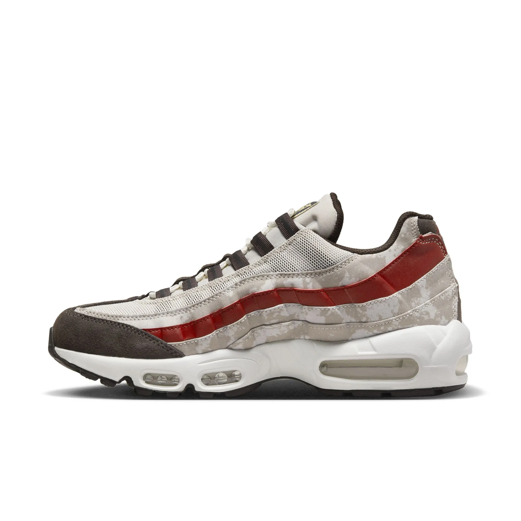 Width Asics Running Shoes Men's Nike Air Max 95 - Light Bone/Dune Red