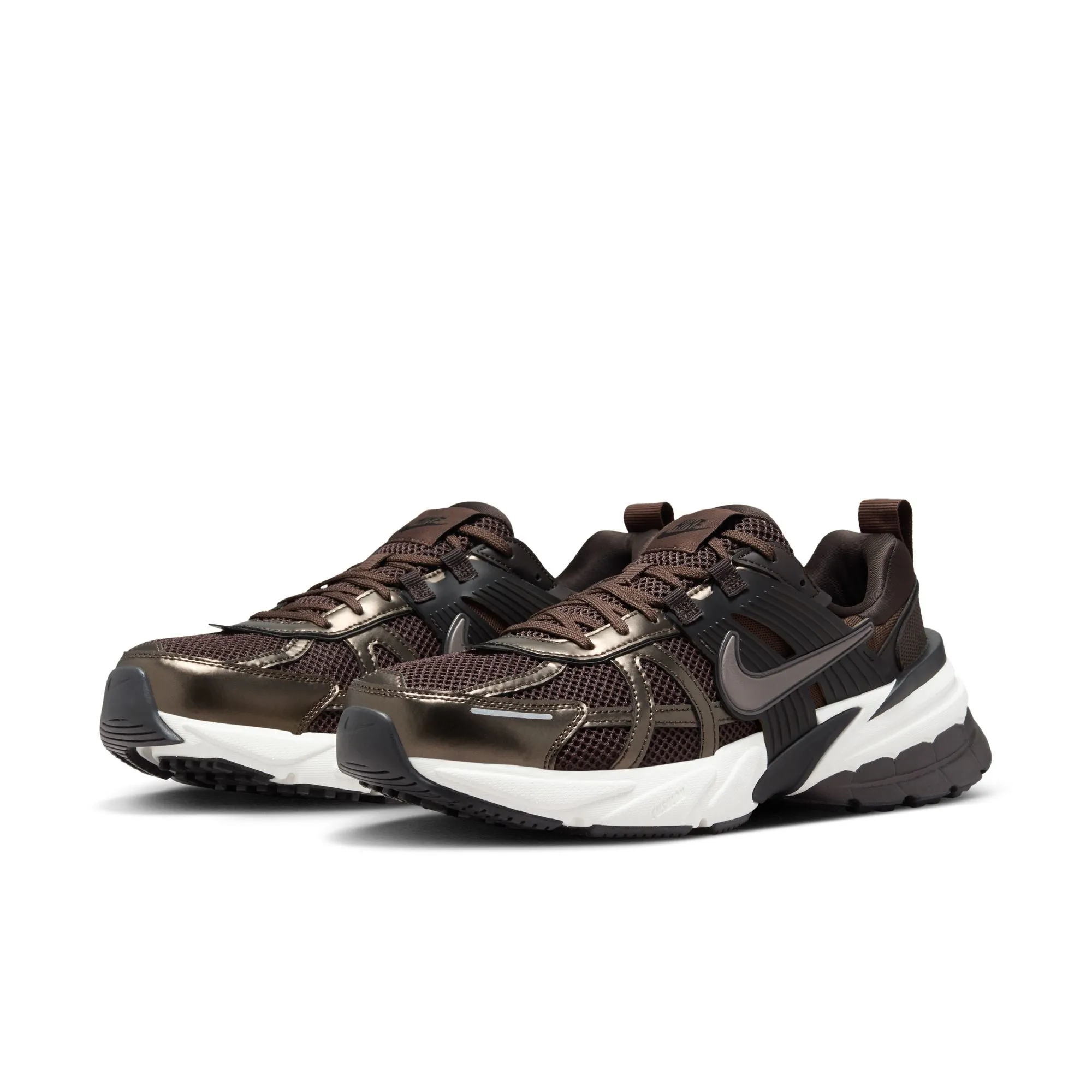 MENS NIKE V2K RUN (VELVET BROWN/BAROQUE BROWN/WHITE/BLACK) Asics Tiger Casual Shoes