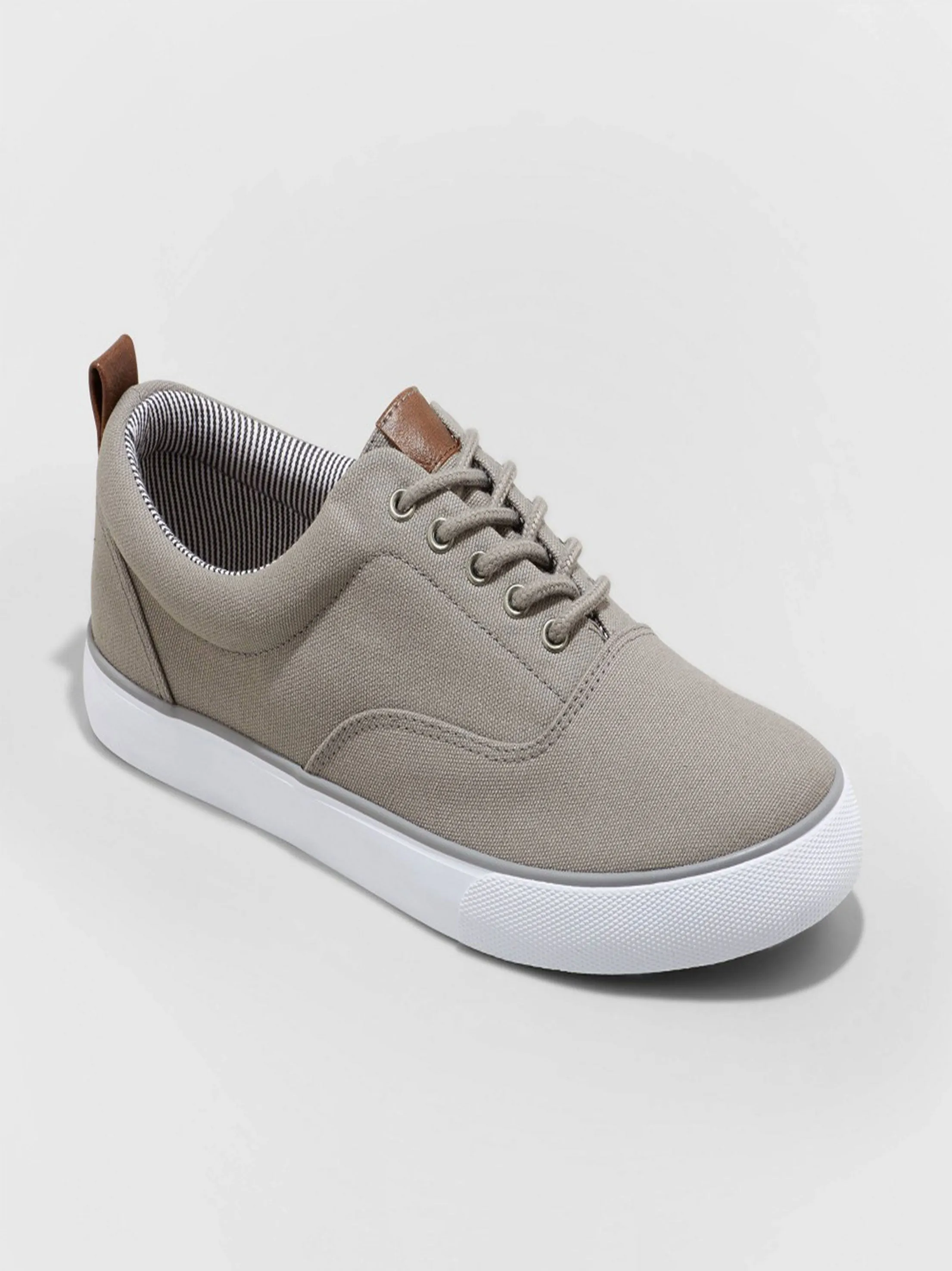 Men's Plain Solid Casual Shoes,Grey Court Legacy Canvas Casual Shoes
