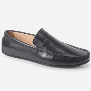 Mens "ANDRY" Leather Summer Moccasins Flat Boot Shoes