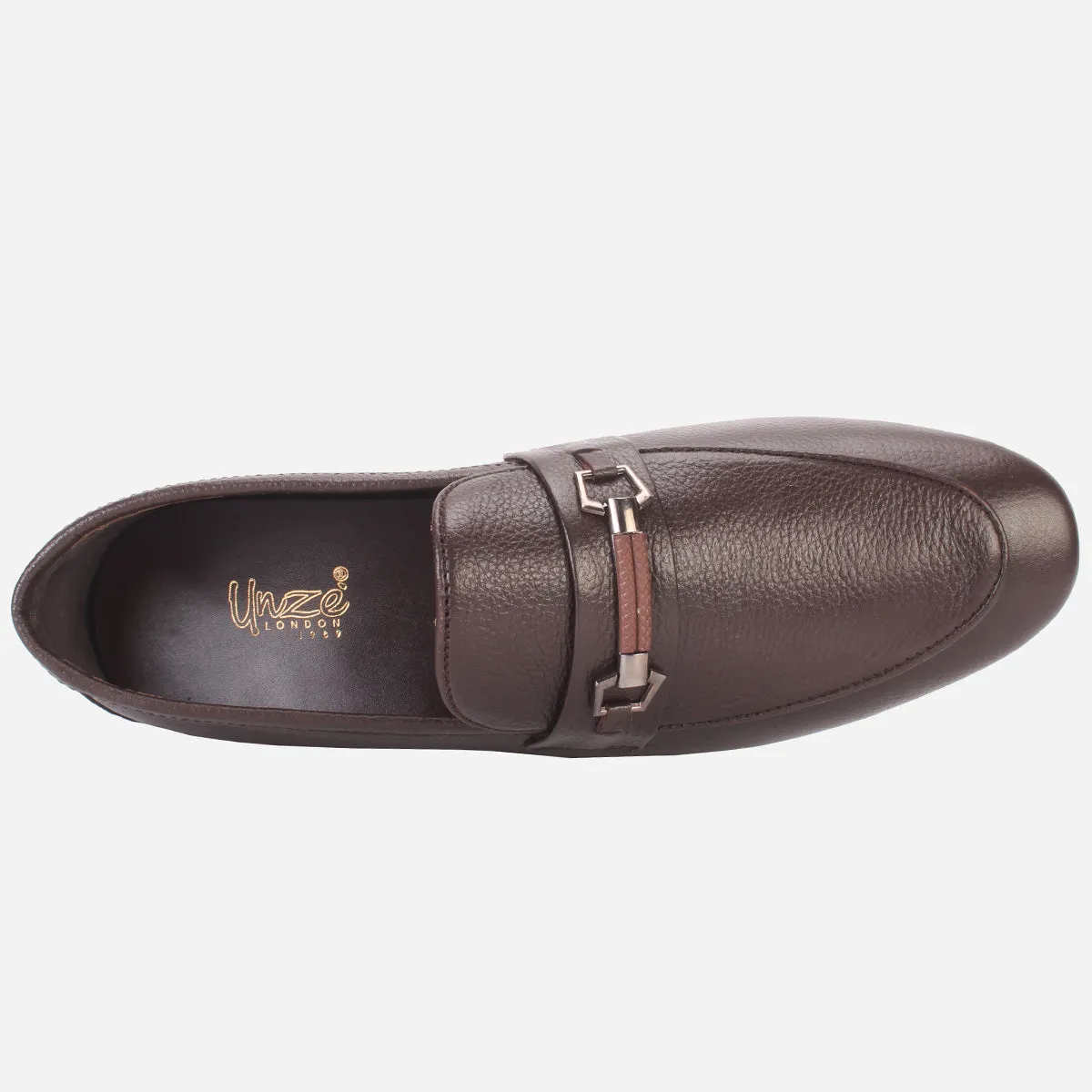 Mens "ANTONIO" Formal Leather Office Shoes Dress Shoes Flat Feet