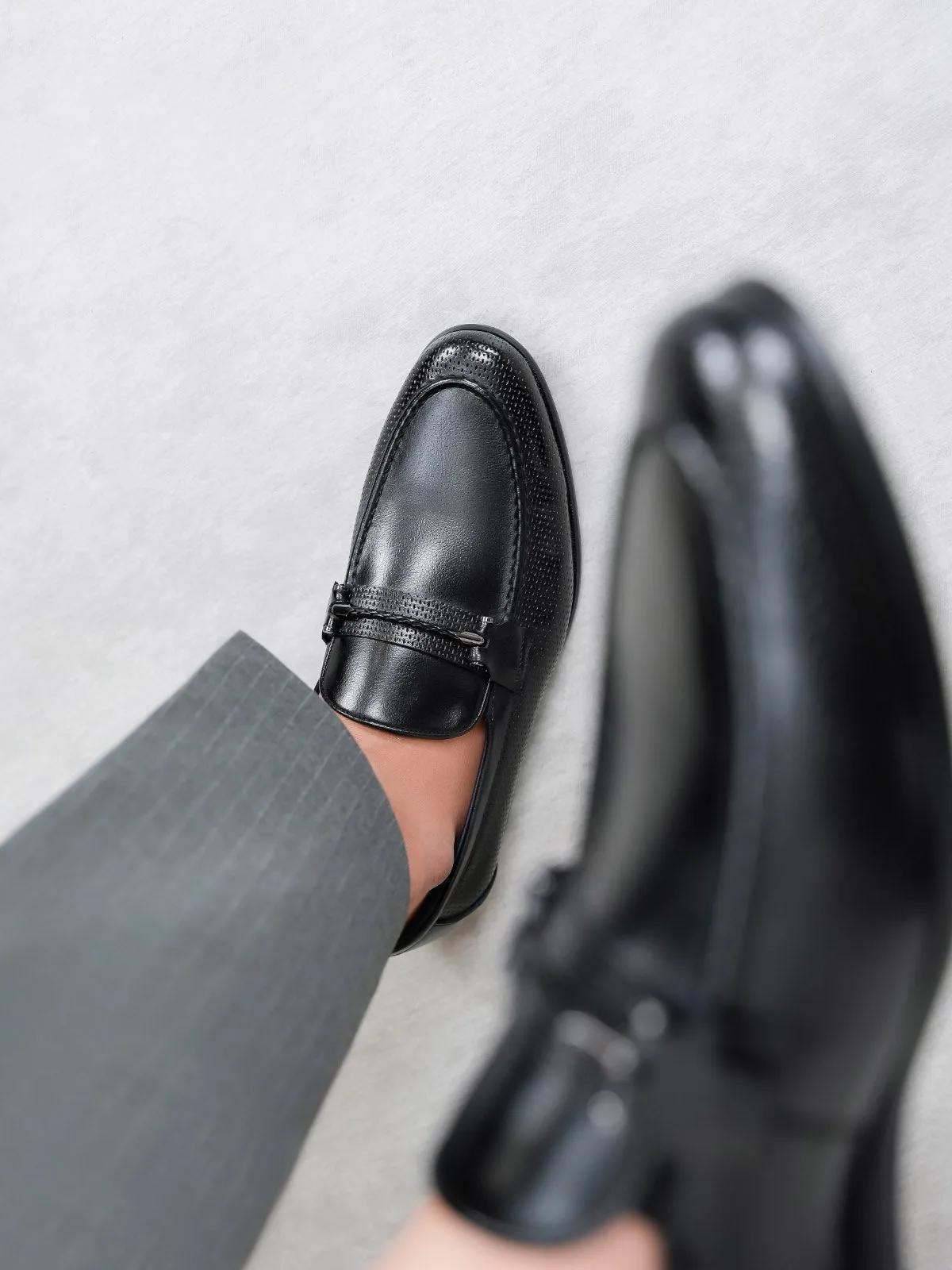 Flat Gold Shoes Mens "BRONYA" Comfy Dress Formal Shoes