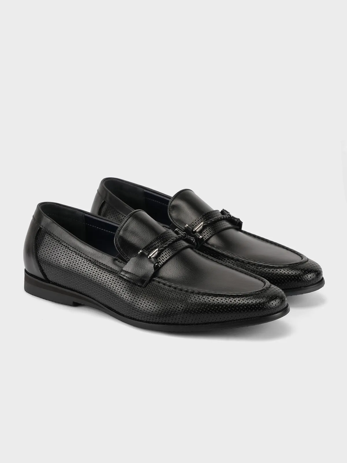Wrap Around Flat Shoes Mens "BRONYA" Comfy Dress Formal Shoes