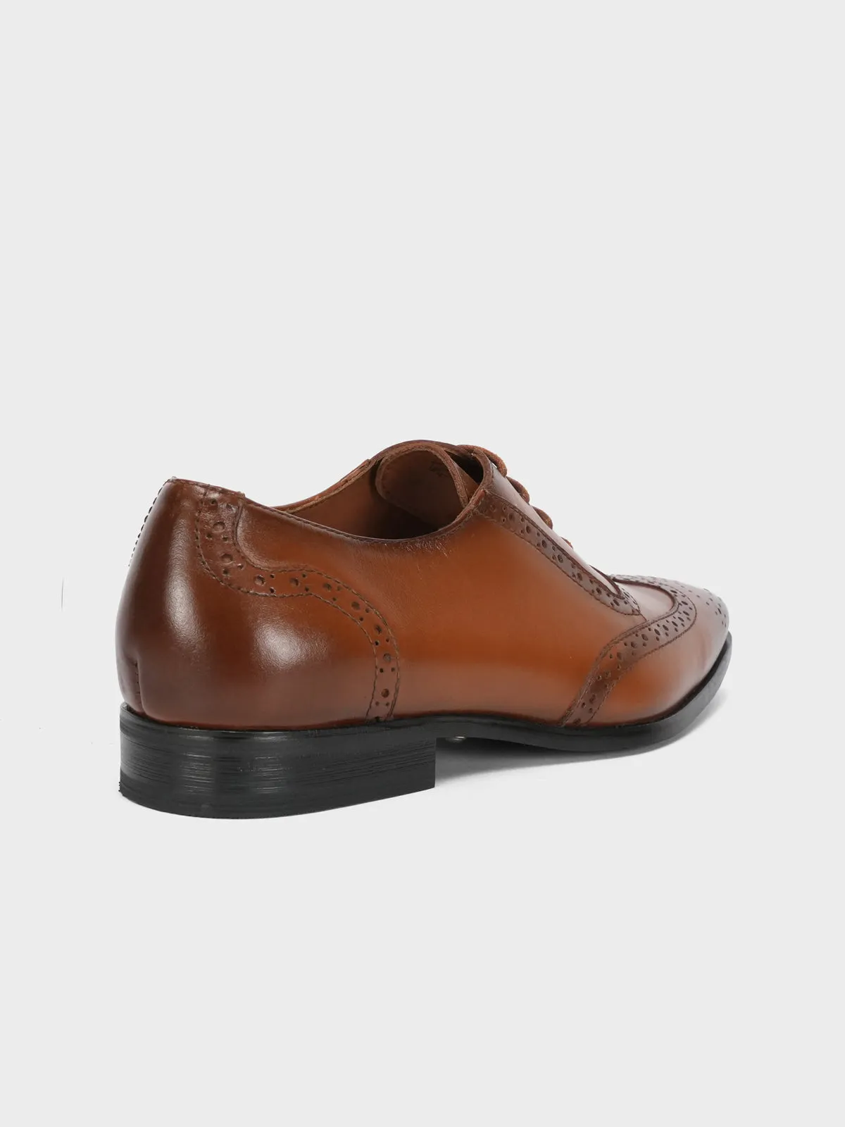 Men's "CASSIUS" Leather Oxfords Office Shoes In Style Flat Shoes
