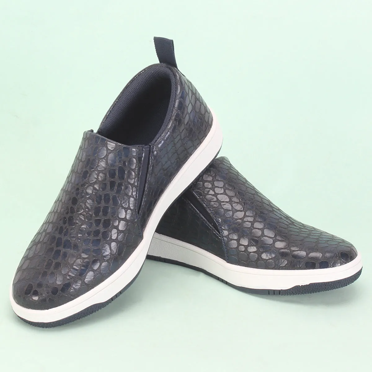Men's "GREYSON" Slip Ons Casual Trainers Flat Shoe Template