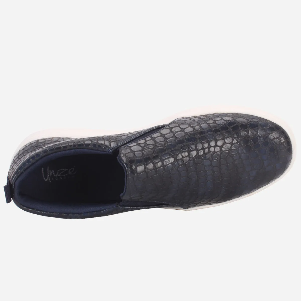 Wide Fit Flat Shoes Uk Men's "GREYSON" Slip Ons Casual Trainers