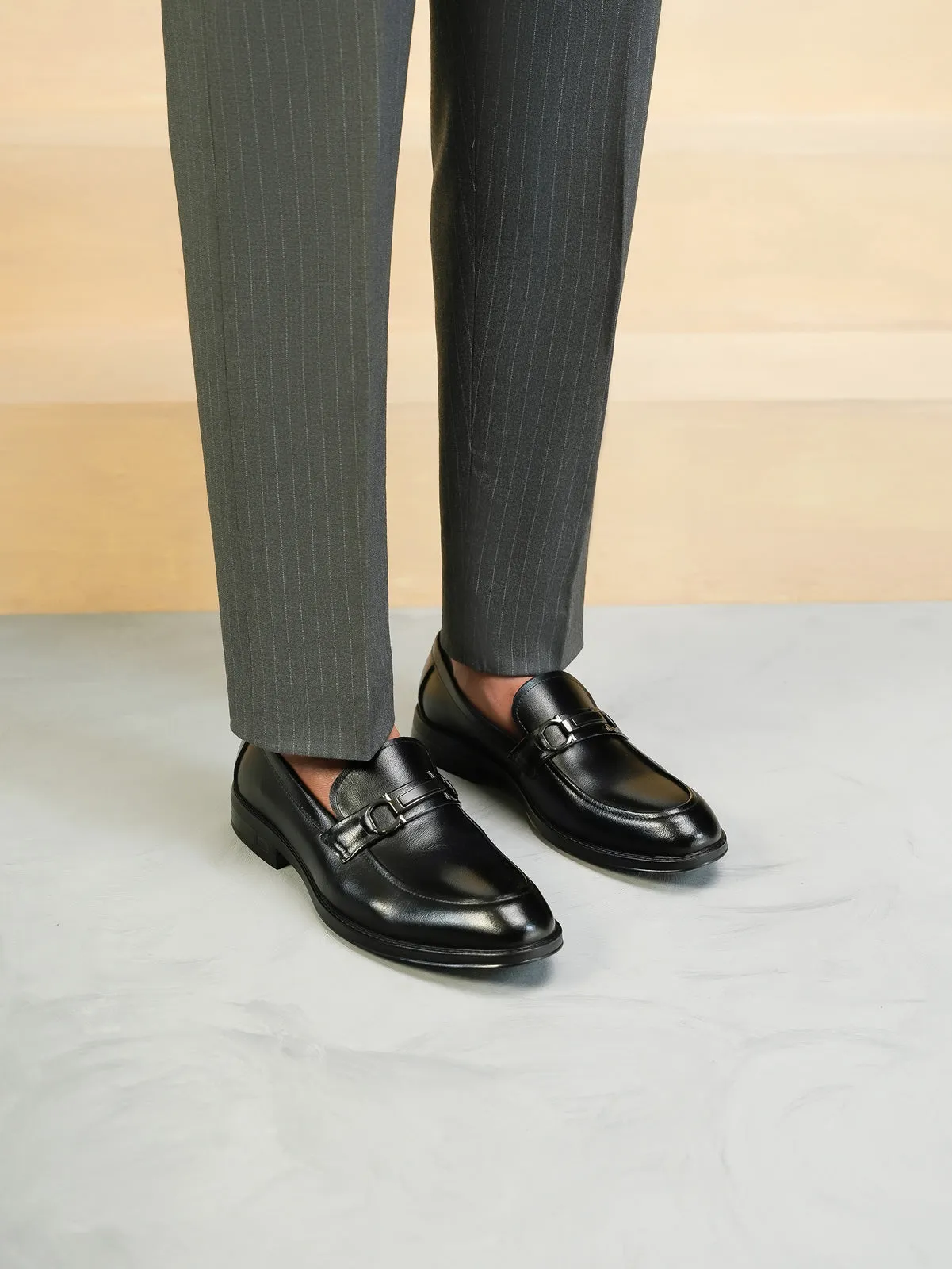 Mens "HARTWELL" Almond Toe Formal Shoes Jones Flat Shoes