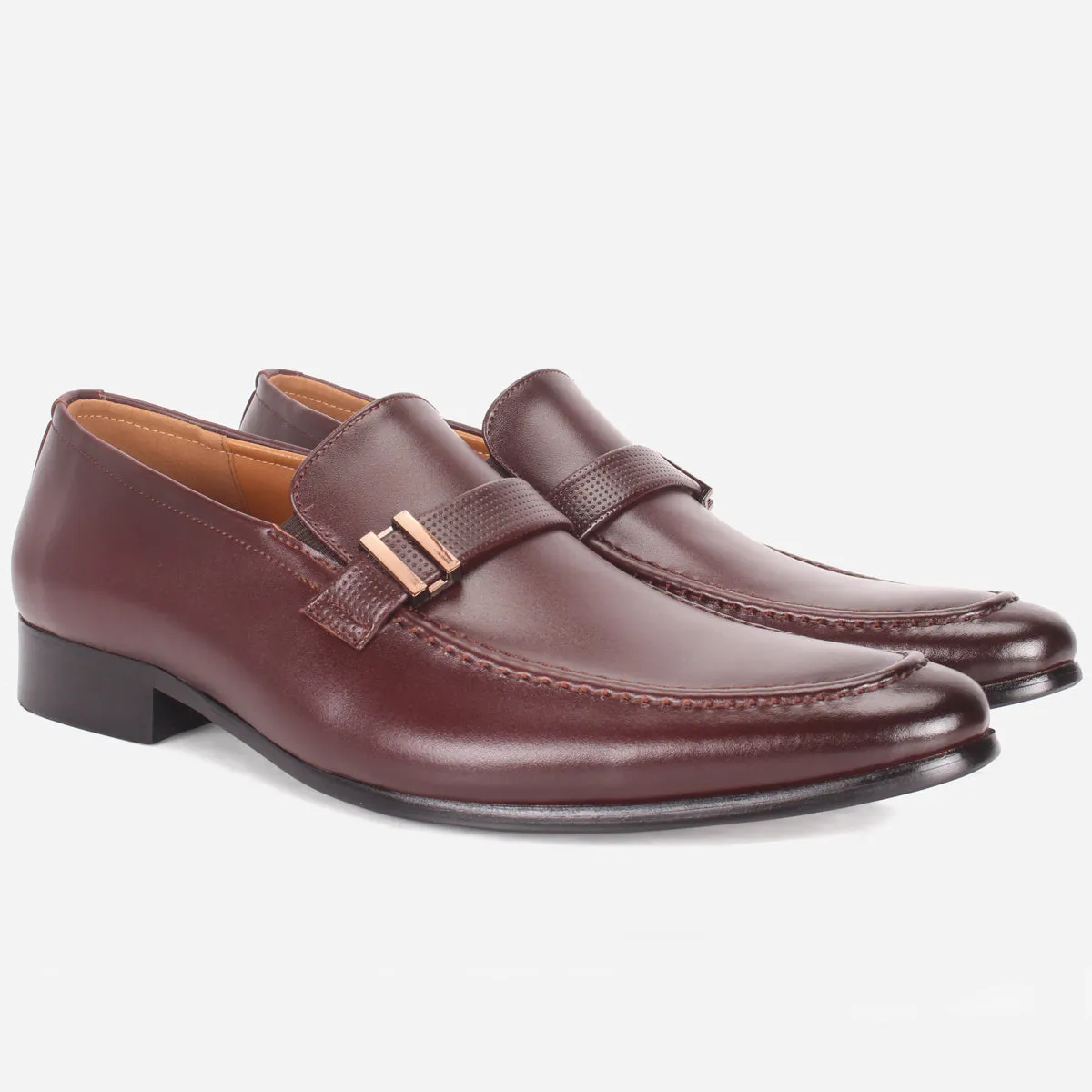 Best Shoe Pads Mens "HUZIM" Leather Office Formal Slide In Shoes