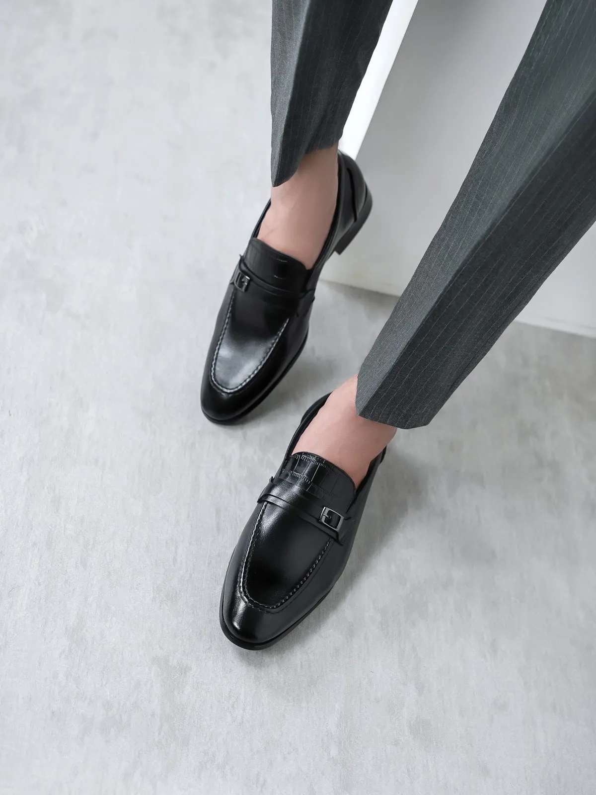 Carbon Plate Shoes Mens "MEGARA" Slip On Formal Shoes