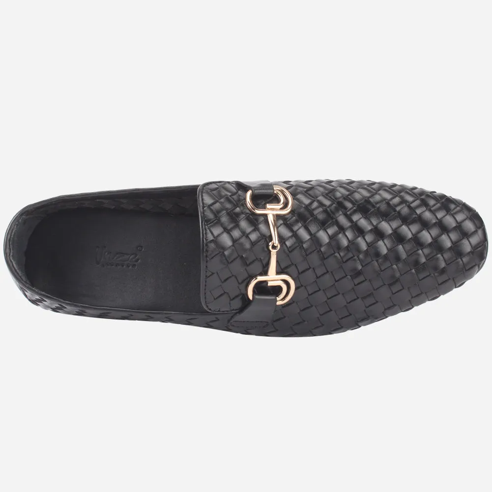 Rothy Flat Shoes Men's "NEIR" Formal Leather Slip-ons Dress Shoes