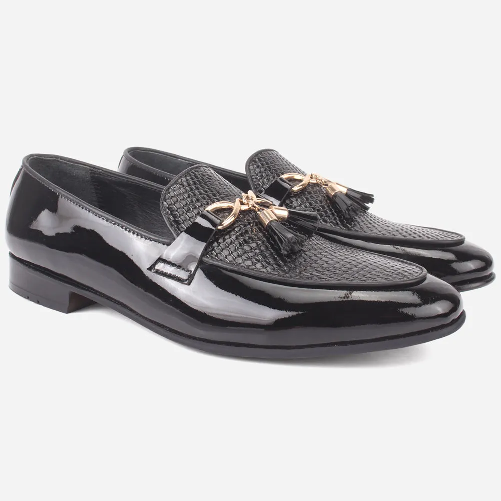 Best Badminton Shoes For Flat Feet Men's "TIYOR" Tassels Detailing Leather Dress Shoes