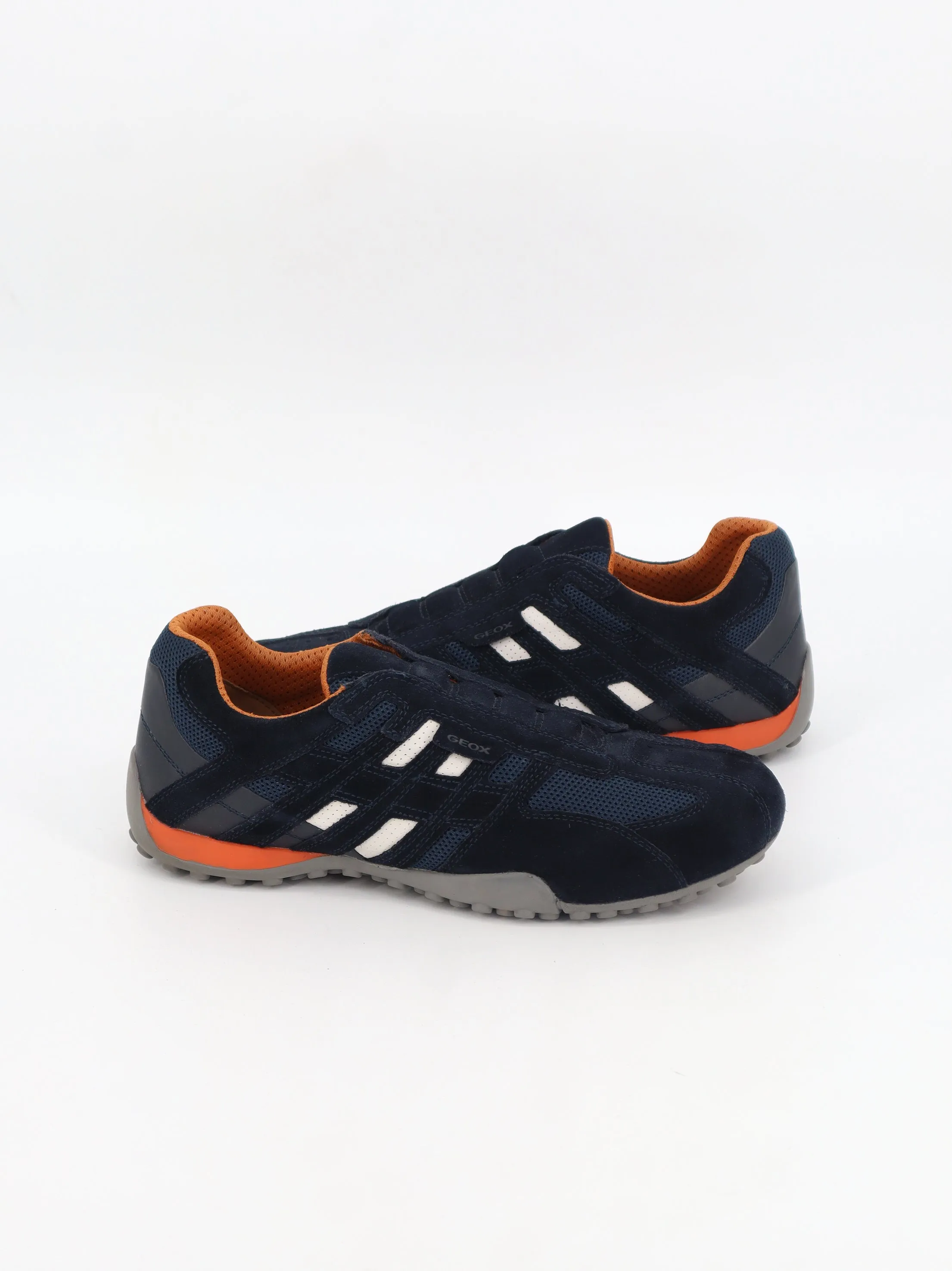 Business Casual Appropriate Shoes Men's Textured Casual Shoes,Navy