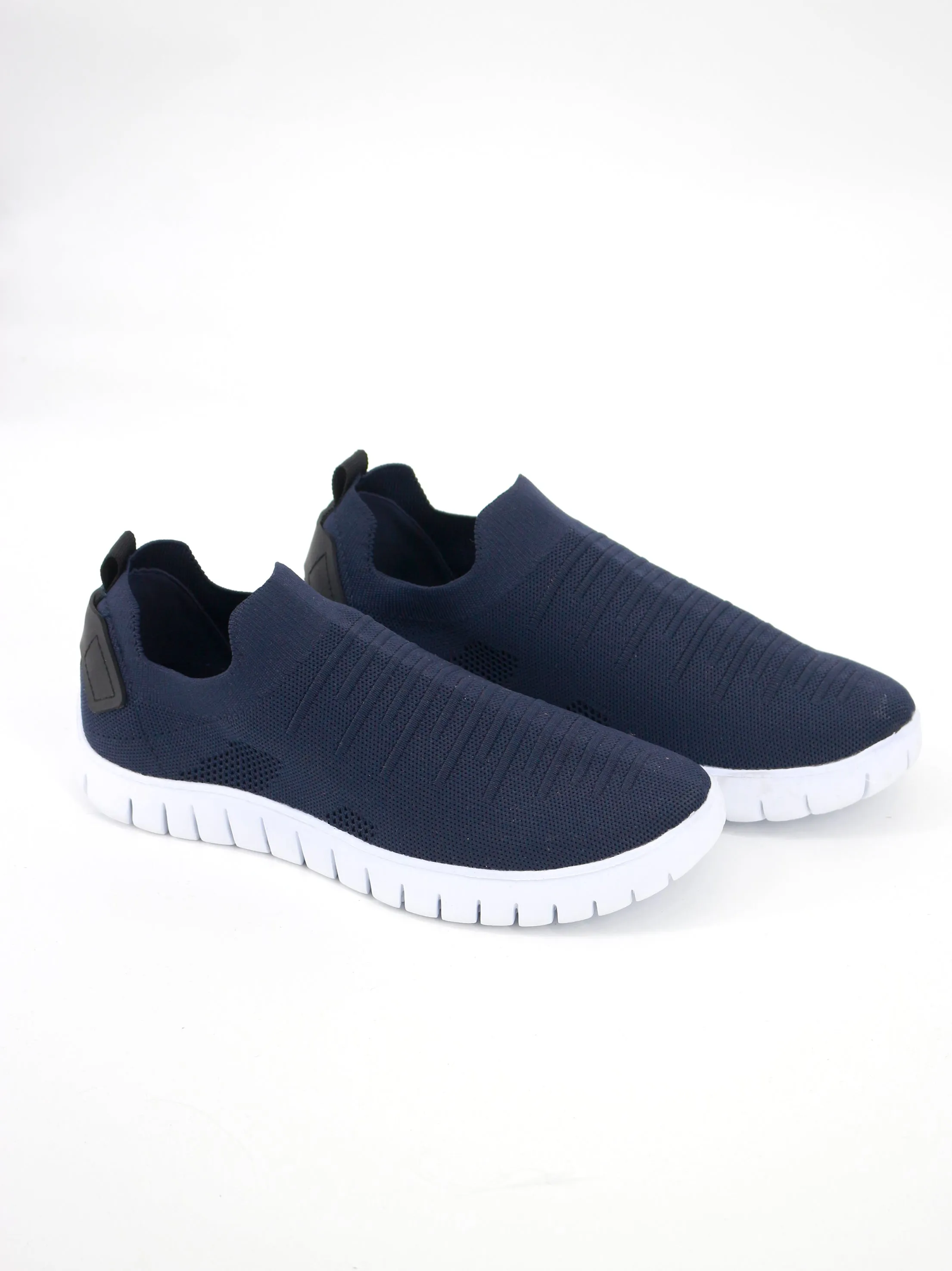 Ecco Shoes Casual Men's Textured Slip On Shoes,Navy