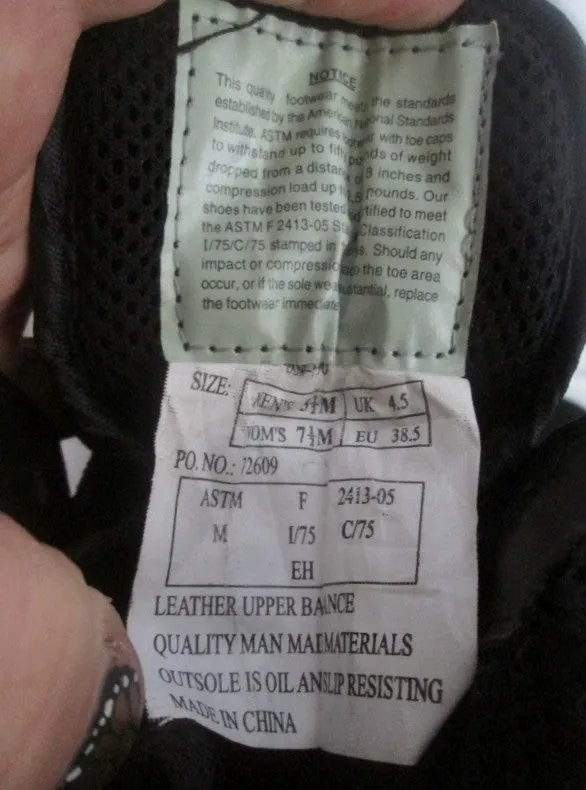 Mens THOROGOOD 804-6190 WATERPROOF Safety Toe Black Boot 5.5 Rock Climbing Shoe Stores