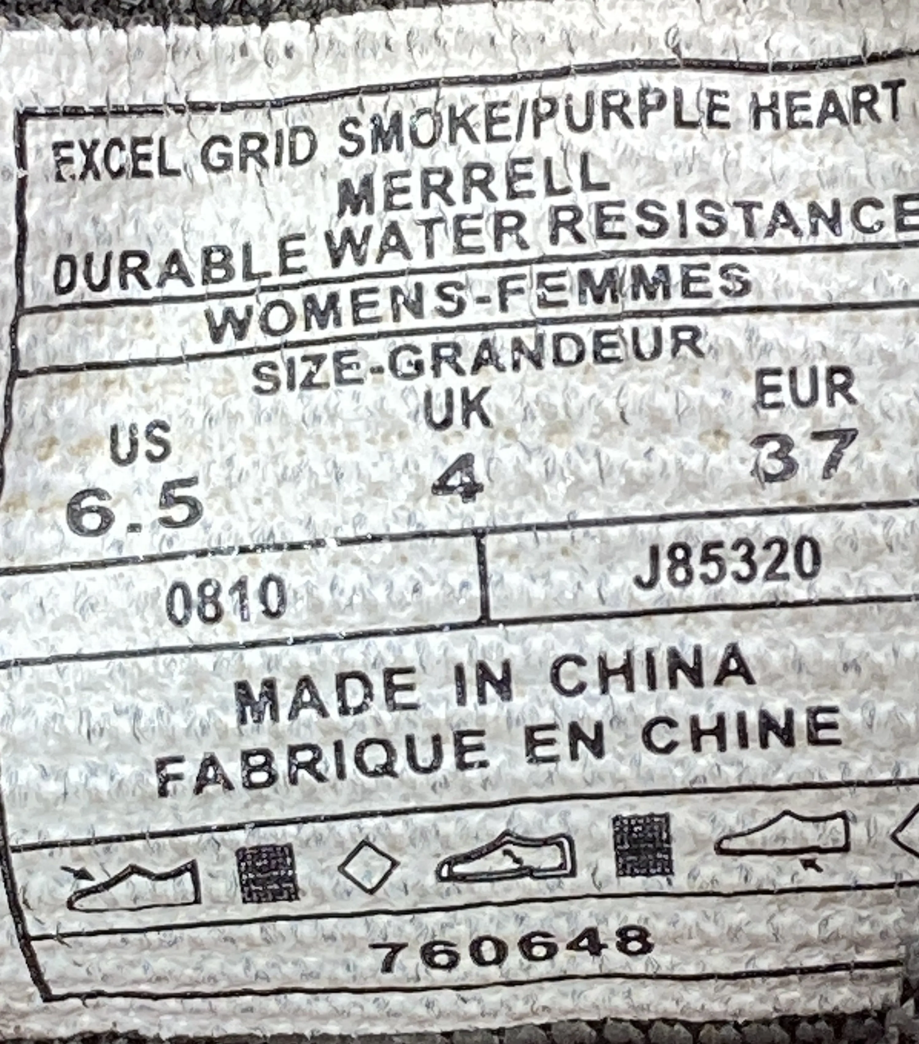 MERRELL EXCEL GRID Women Size 6.5 Trail Running Shoes Sneakers Gray 760648 Trail Shoes Clearance