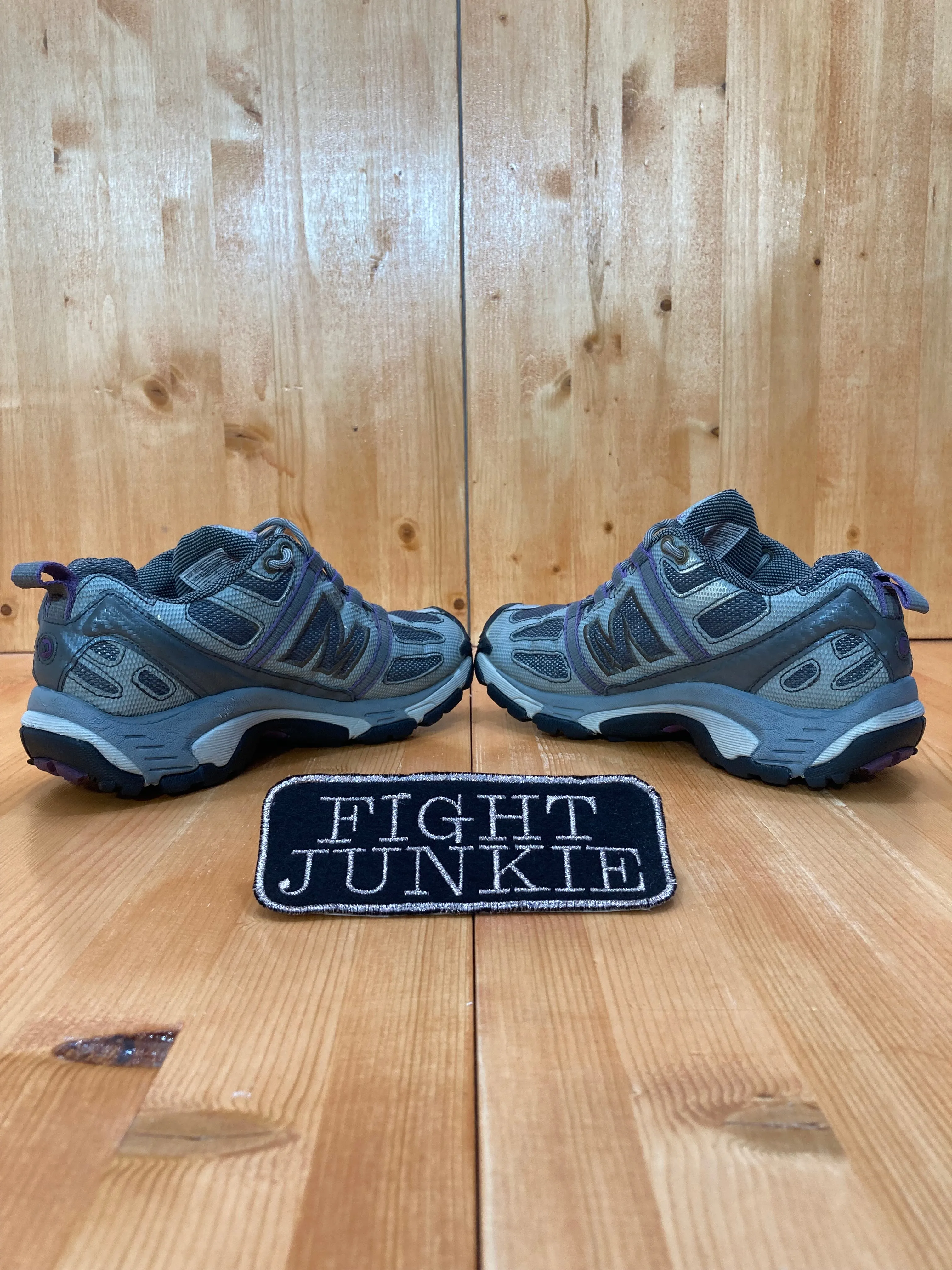 MERRELL EXCEL GRID Women Size 6.5 Trail Running Shoes Sneakers Gray 760648 Best Ultra Trail Shoe