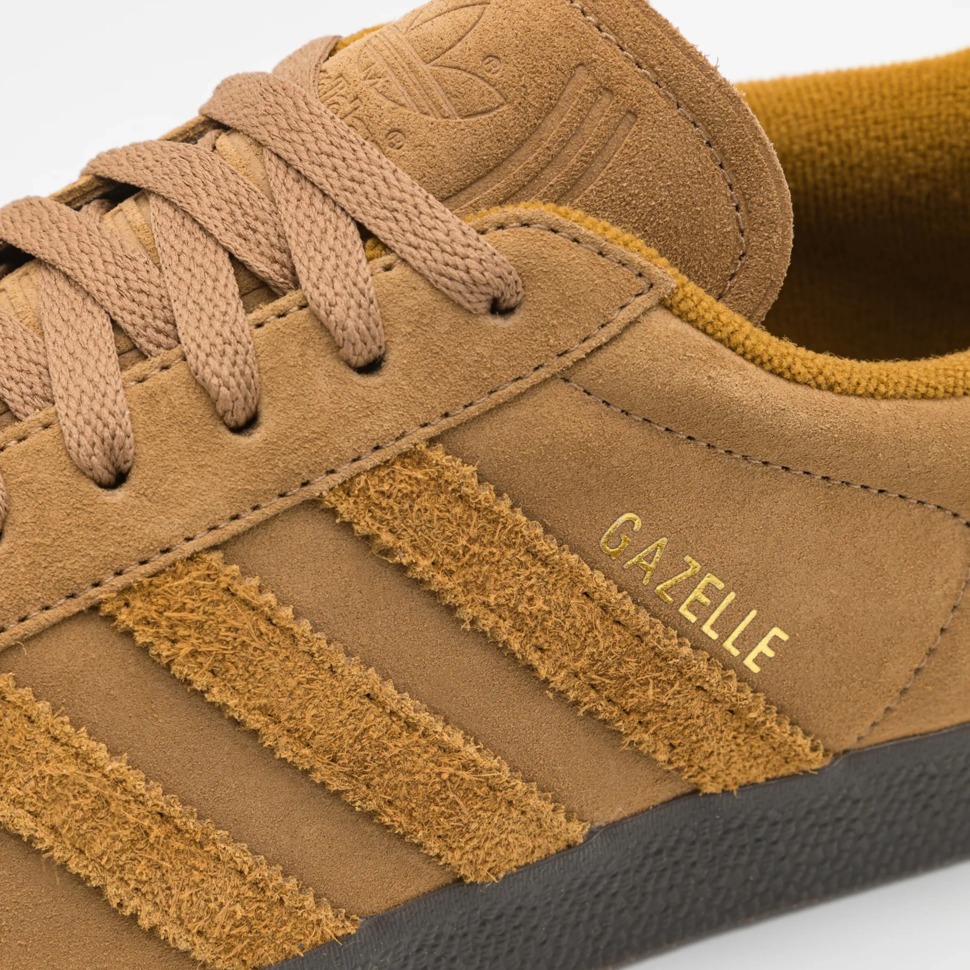 Adidas Gazelle - Brown Desert / Dark Brown Adidas Soccer Shoes Indoor