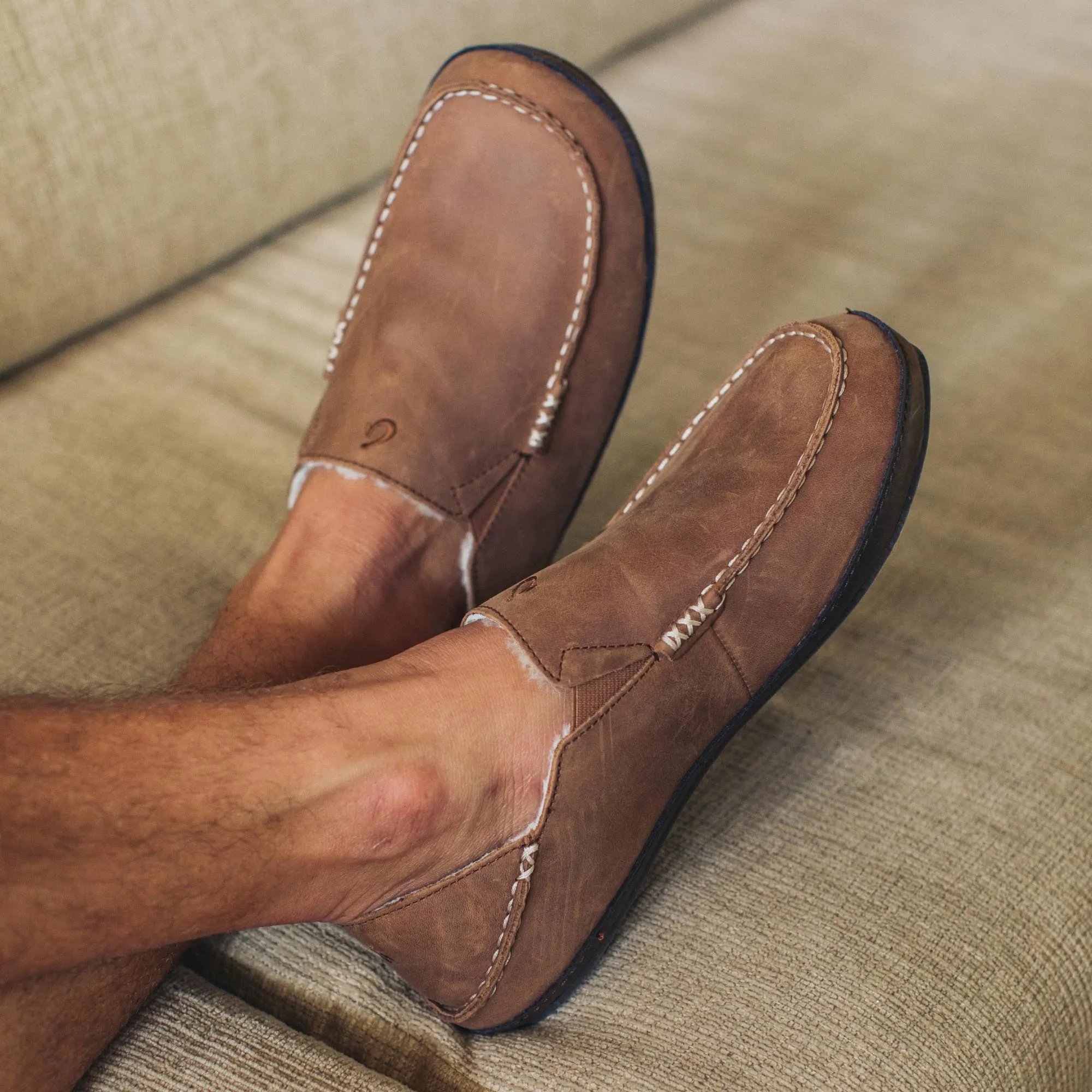 Sauna Slippers Molo Slipper - Toffee / Dark Wood