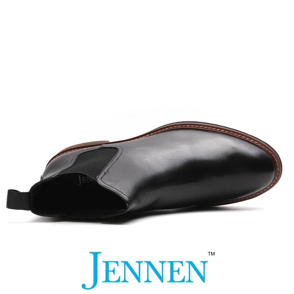 Mr. Tognetti Black | 7cm Height Increasing Elevator Boots Cowgirl Boots Real