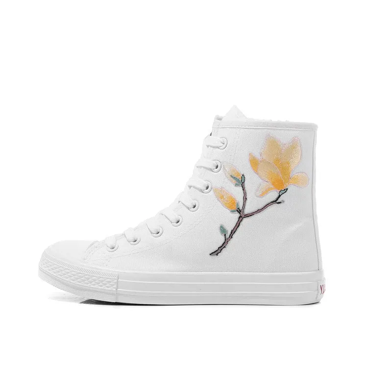 Nanccy Fashion Wild High-Top Canvas Shoes Olukai Lae'ahi Casual Shoes