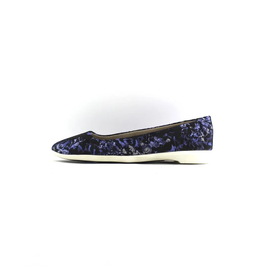 Cat Flat Shoes NATURALIZER ALYA, BLUE BROCADE