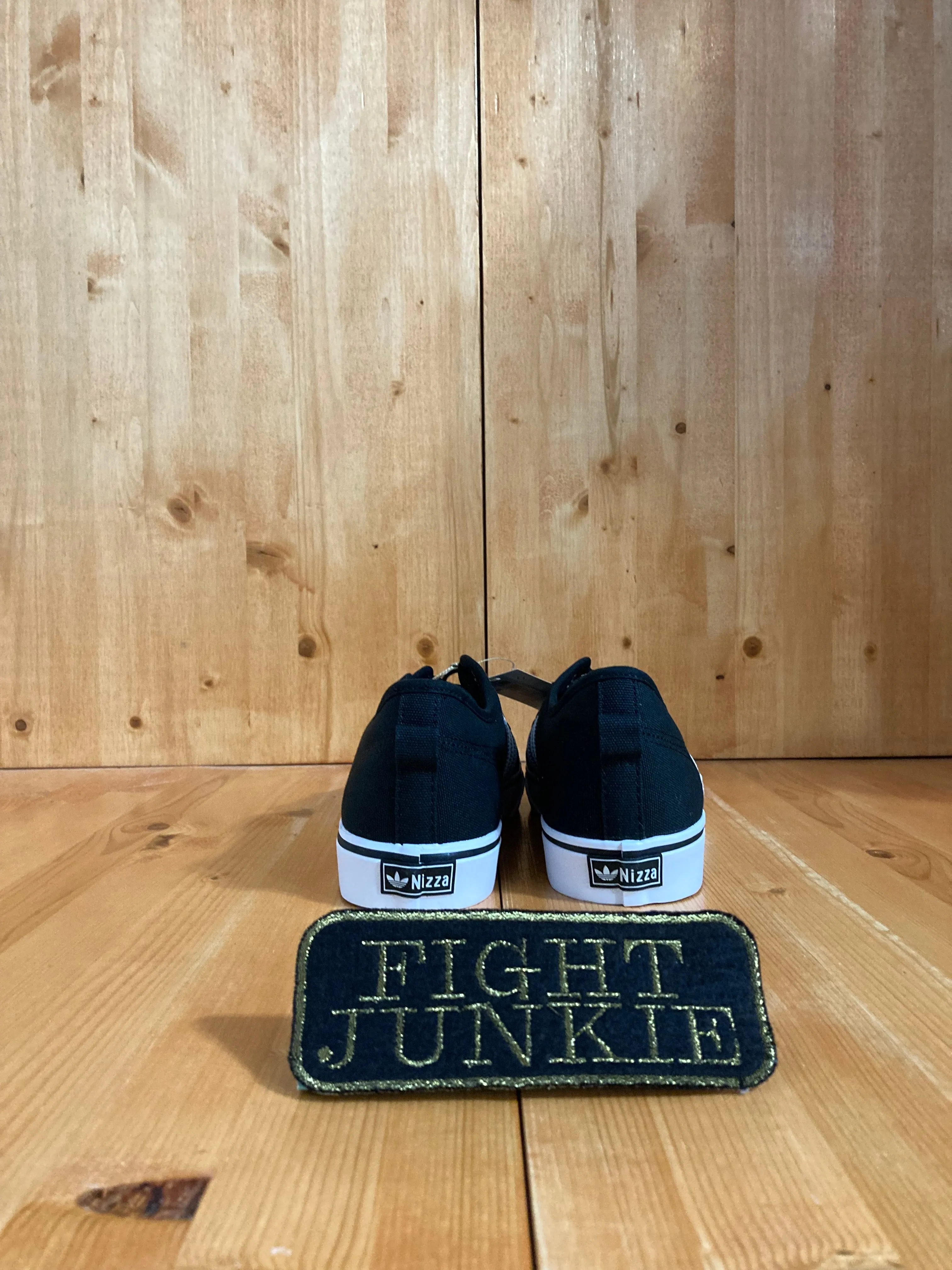 NEW! ADIDAS NIZZA Men Size 12 Shoes Sneakers Black & White CQ2332 Ambition Adidas Shoes