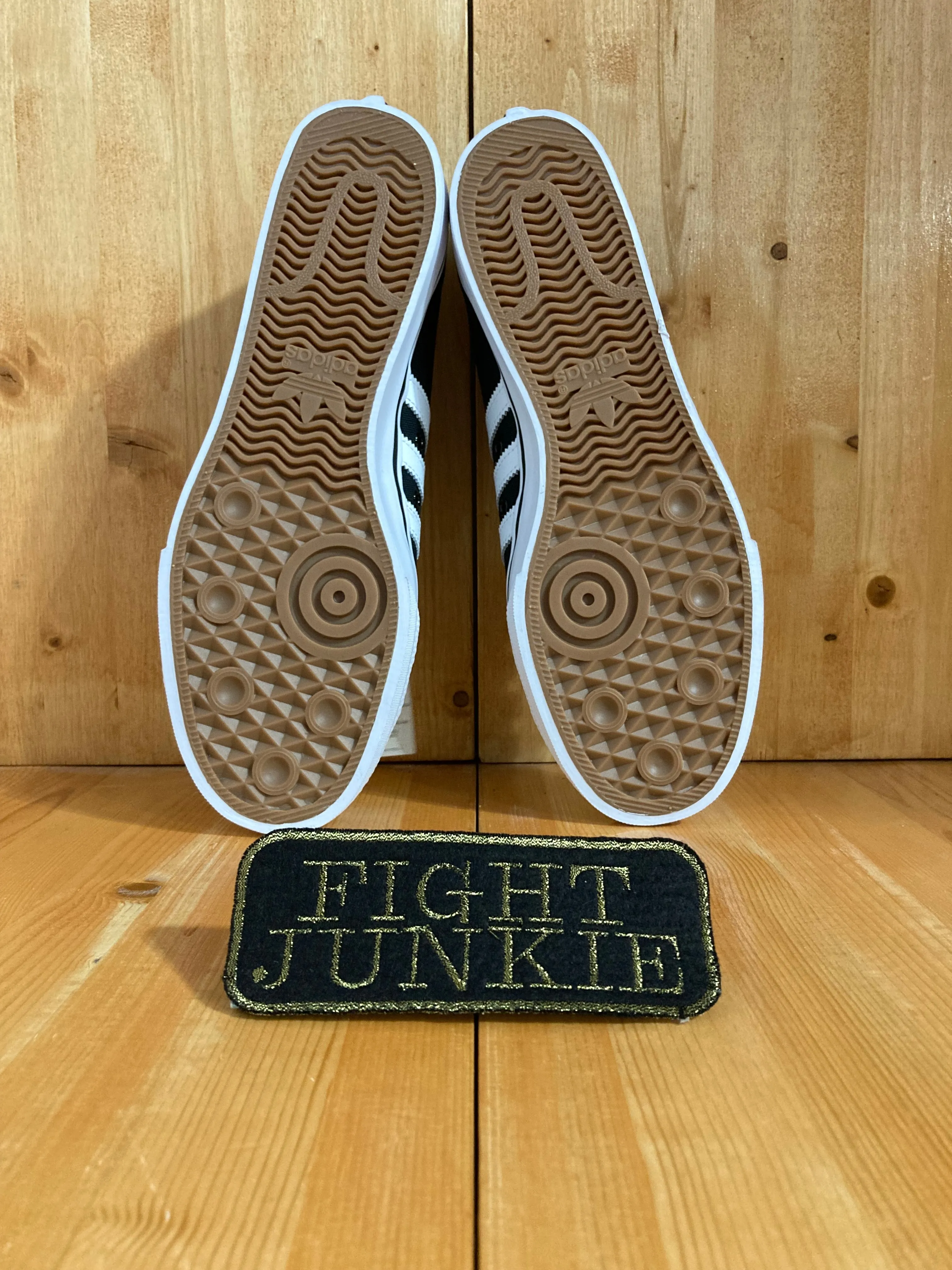 Boxer Adidas Shoes NEW! ADIDAS NIZZA Men Size 12 Shoes Sneakers Black & White CQ2332