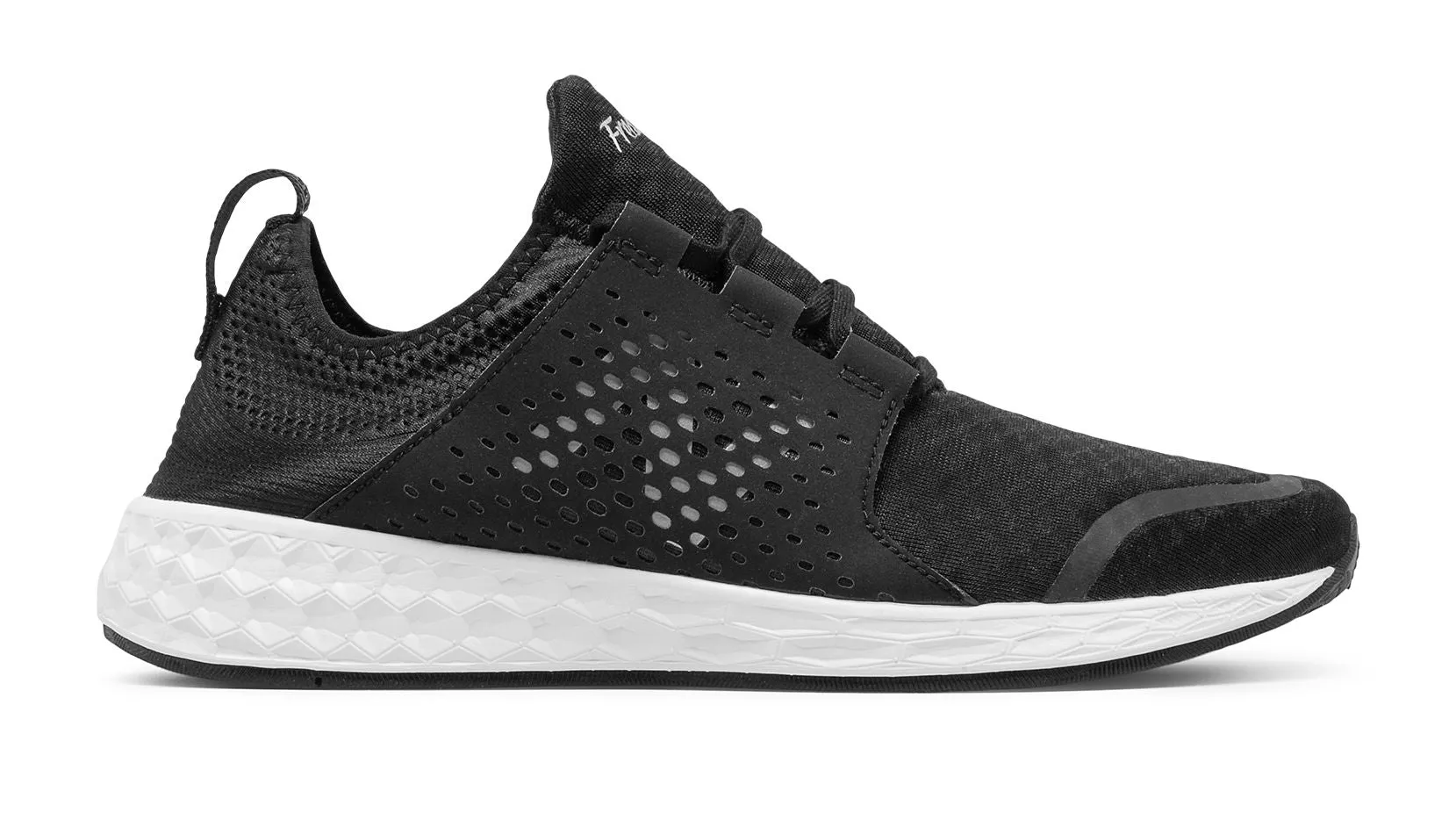 New Balance - Black/White Fresh Foam Running Shoes (MCRUZBK) New Balance On Amazon