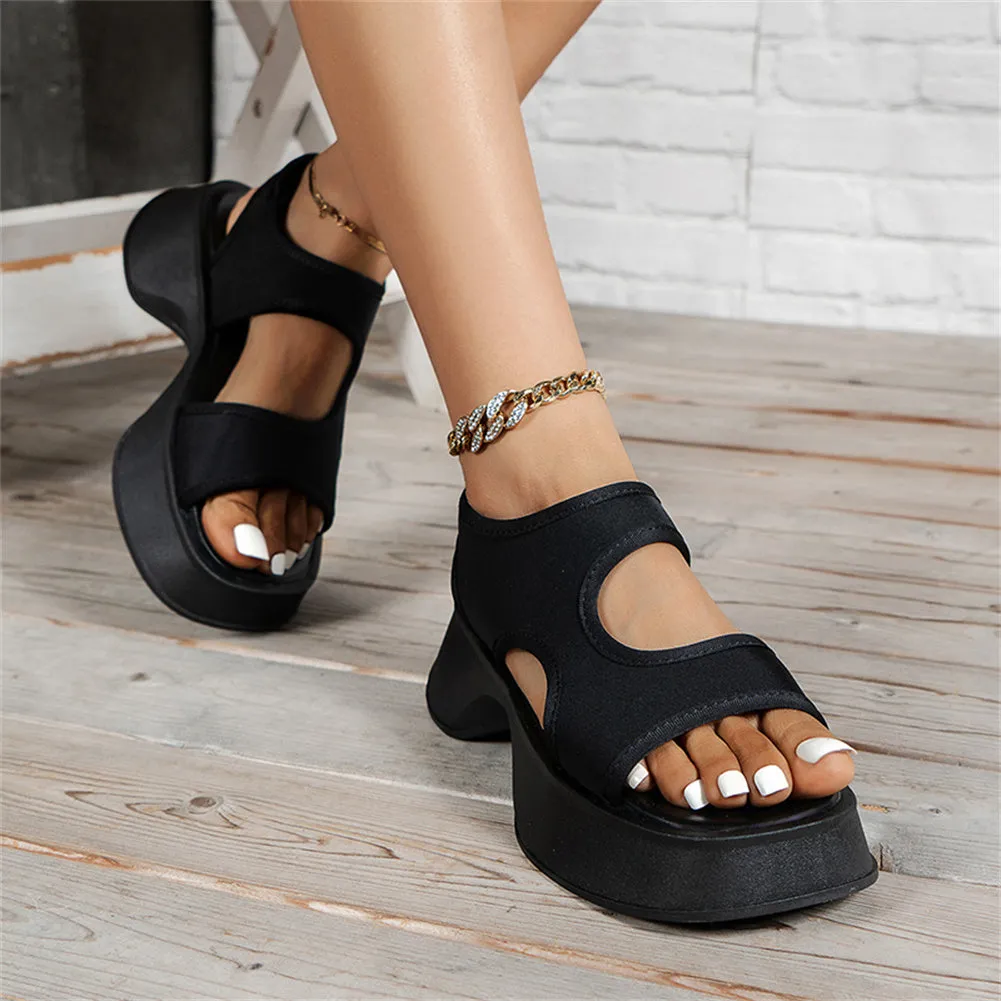 New Casual Women Wedges Platform Shoes Hiking Shoes That Can Be Worn Casually