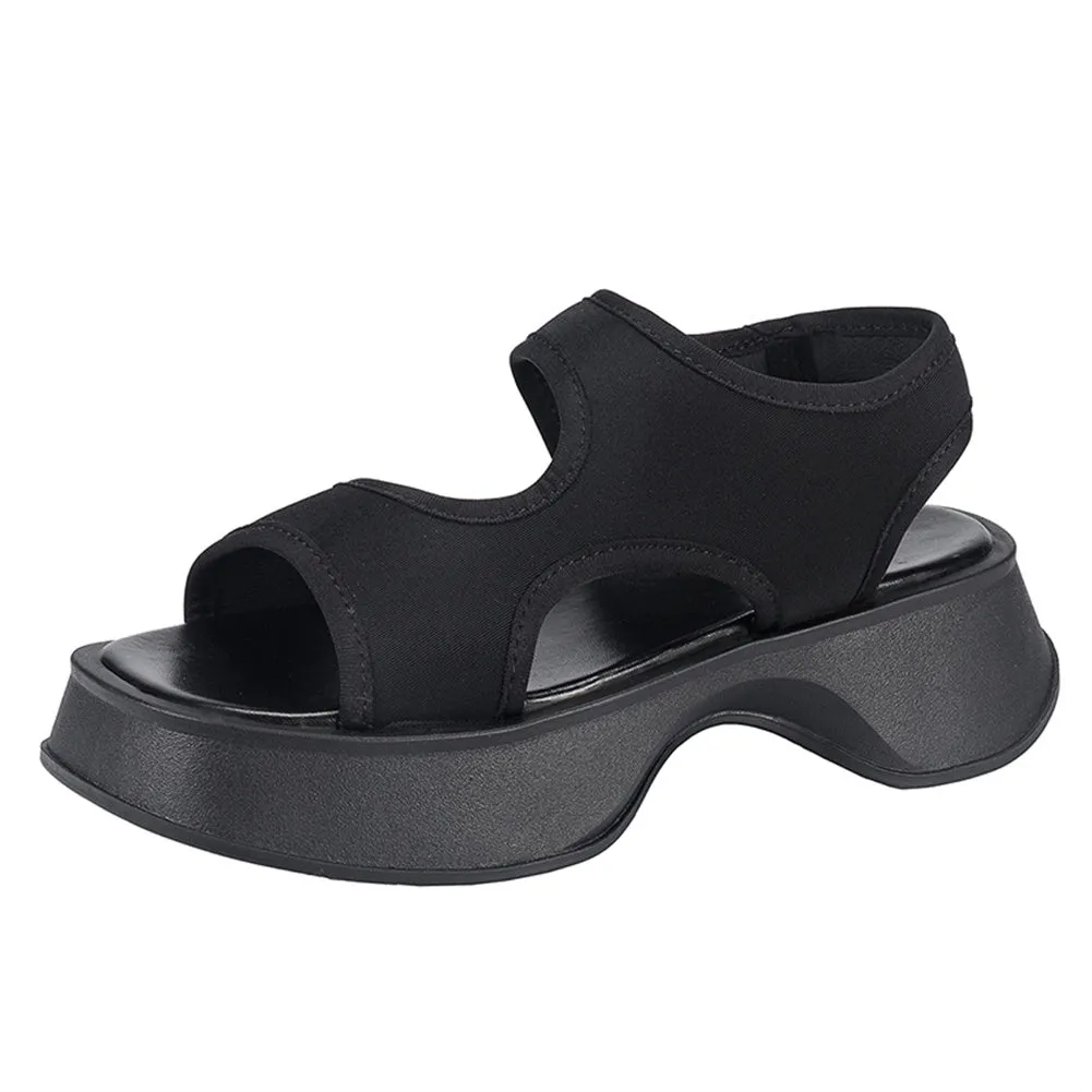 New Casual Women Wedges Platform Shoes Trendy Casual Dress Shoes