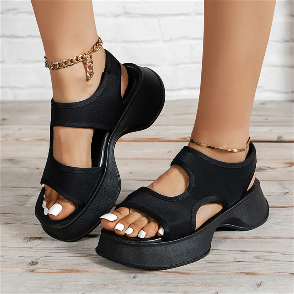 Tan Casual Shoes New Casual Women Wedges Platform Shoes