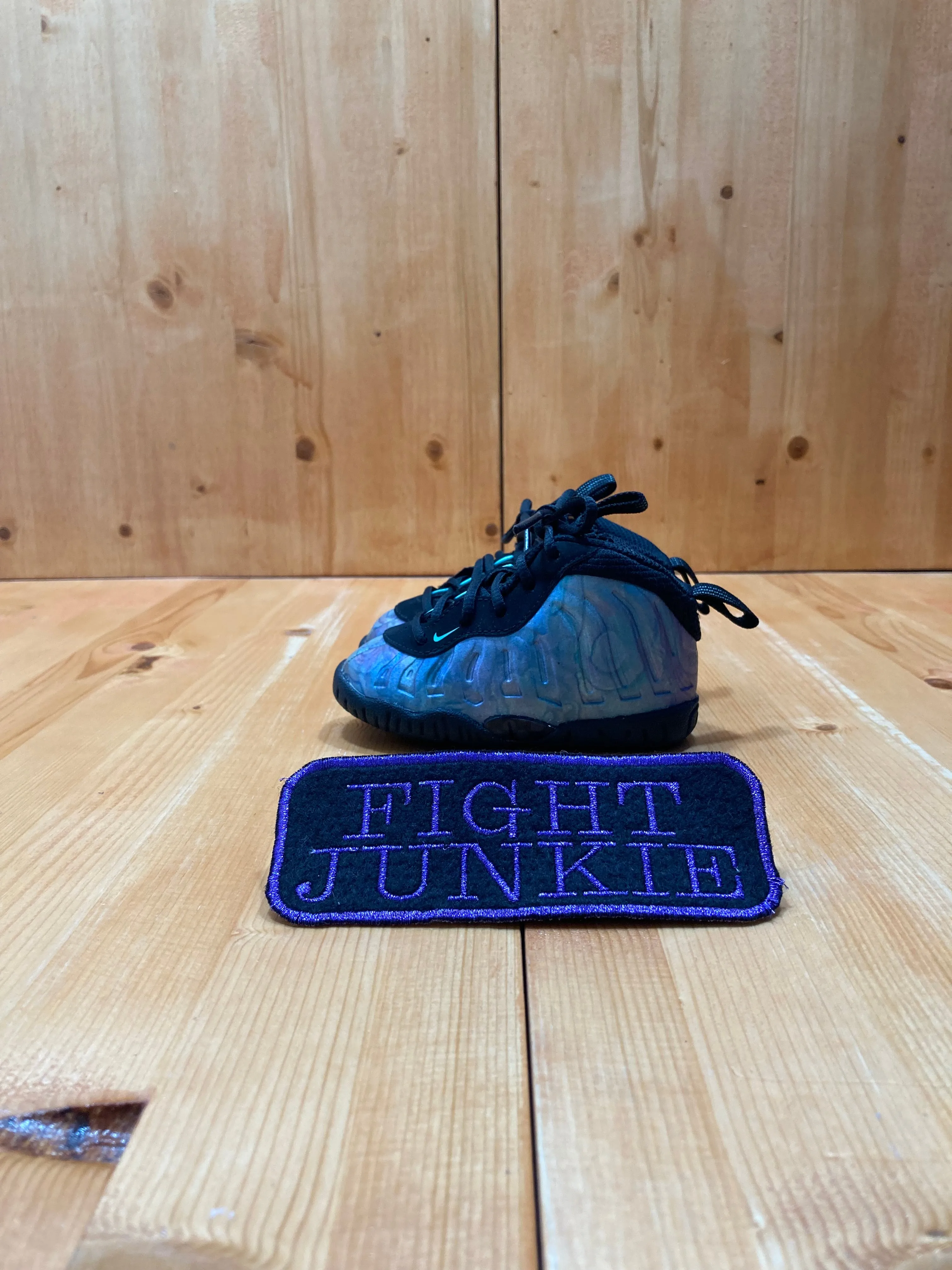 Asics Gel Shoes 1130 NEW! HTF RARE NIKE LITTLE POSITE ONE PRM TD ABALONE Kids Toddler Size 5C Shoes Sneakers Black Aurora AO8038-009