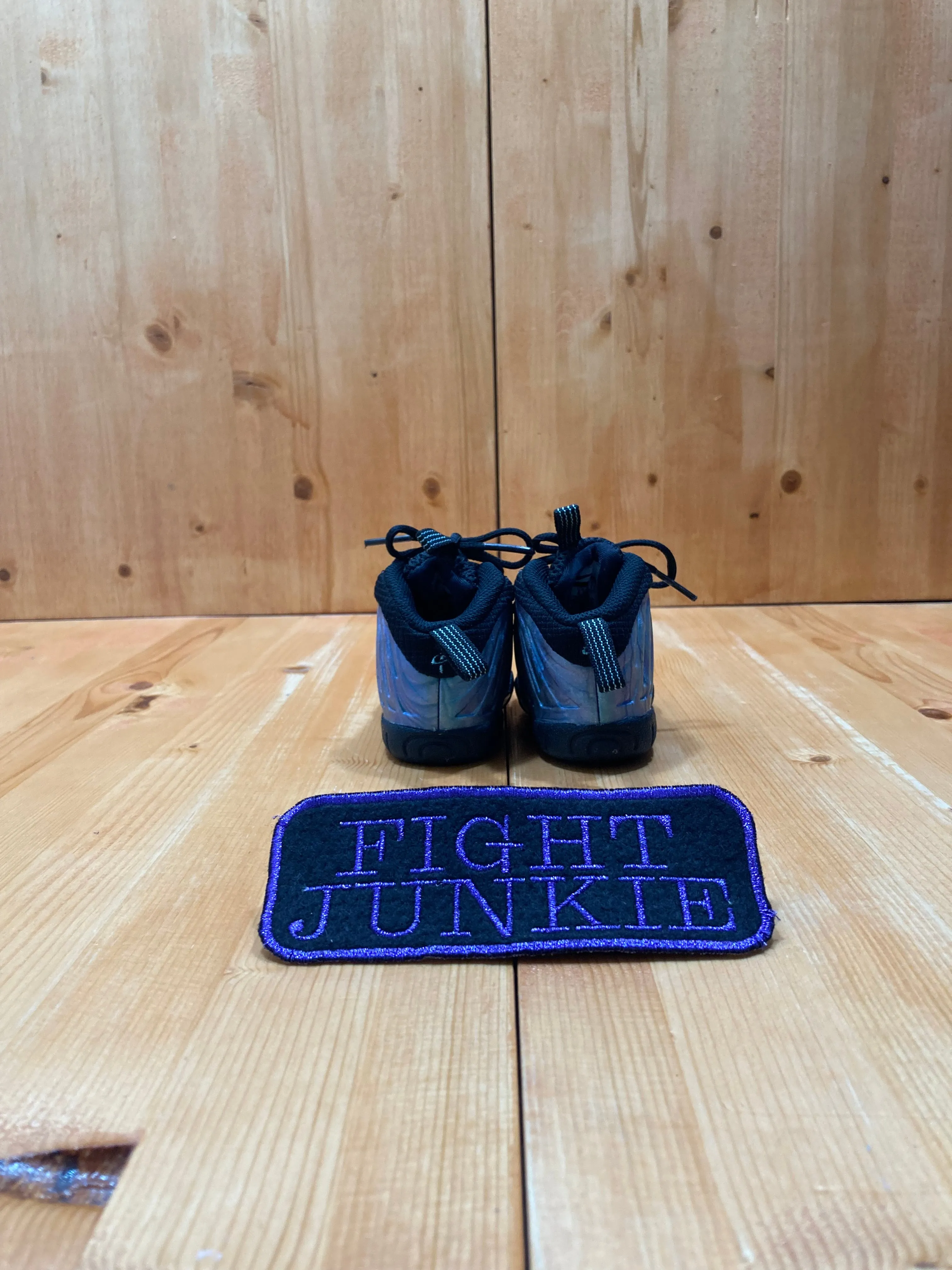 Asics Running Shoes New Releases NEW! HTF RARE NIKE LITTLE POSITE ONE PRM TD ABALONE Kids Toddler Size 5C Shoes Sneakers Black Aurora AO8038-009