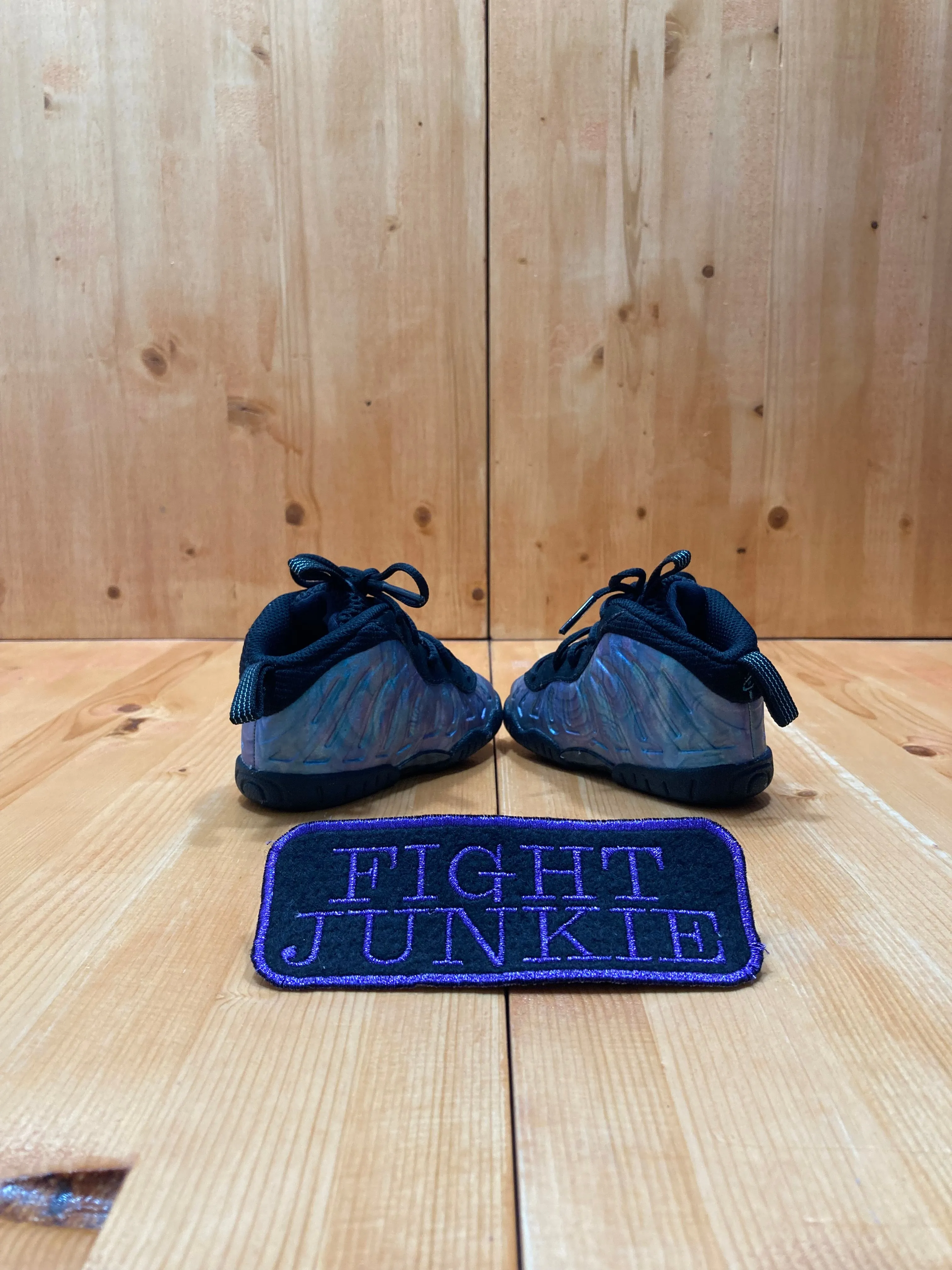 Sneakers Shoes Asics NEW! HTF RARE NIKE LITTLE POSITE ONE PRM TD ABALONE Kids Toddler Size 5C Shoes Sneakers Black Aurora AO8038-009