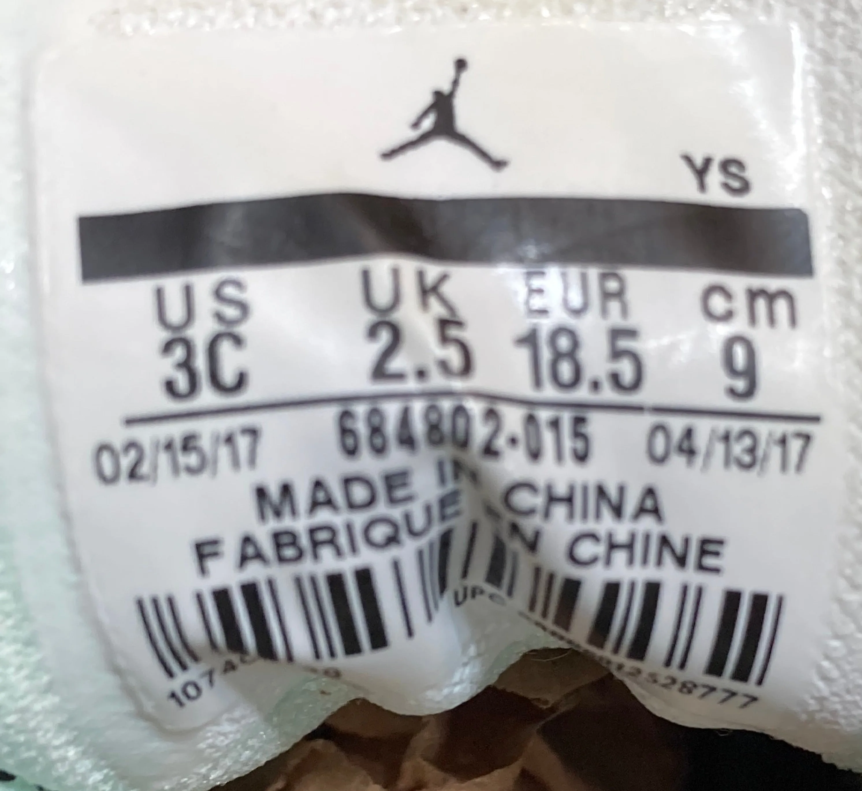 Asics Ex89 Shoes NEW! NIKE AIR JORDAN 13 RETRO Infant Baby Size 3C Shoes Sneakers Black White Mint Green 684802-015