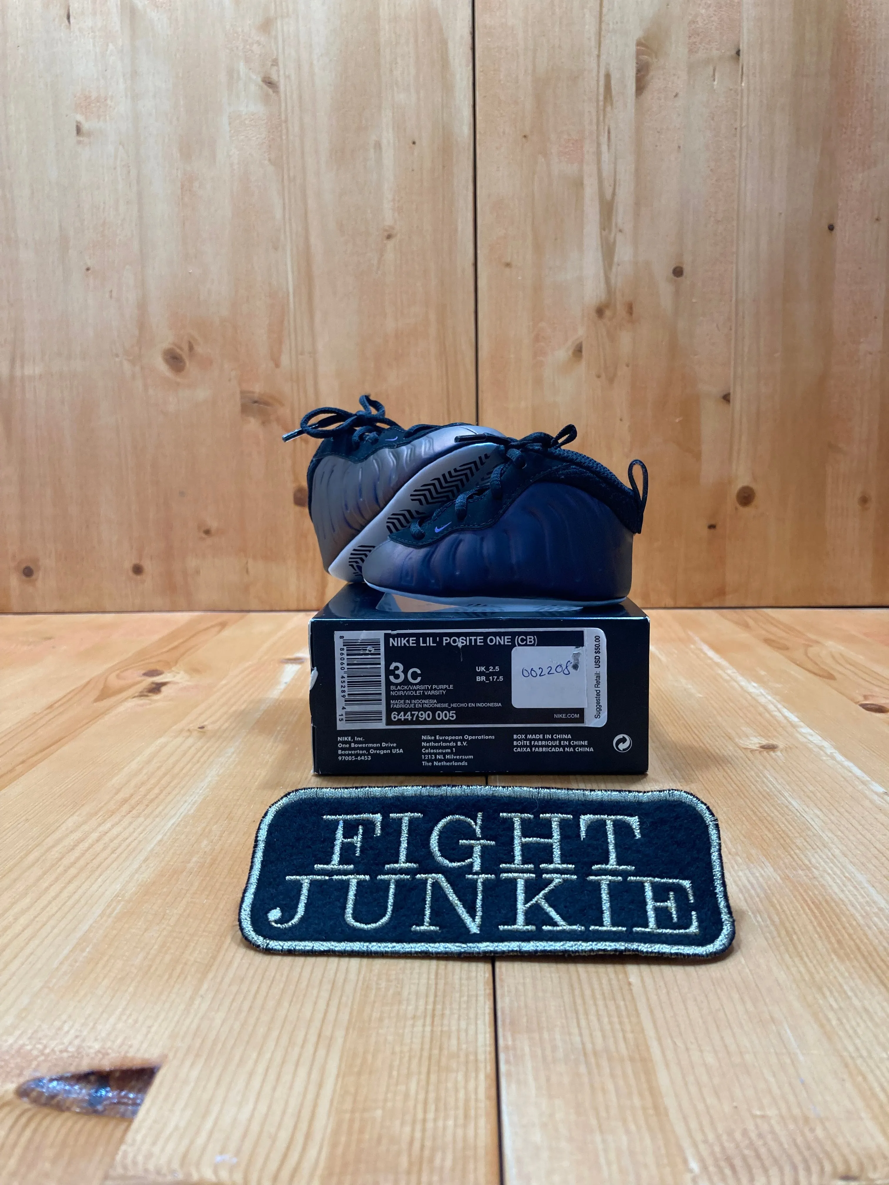 NEW! NIKE LIL POSITE ONE CB Infant Baby Size 3C Shoes Sneakers Purple Black 644790-005 Womens White Asics Running Shoes