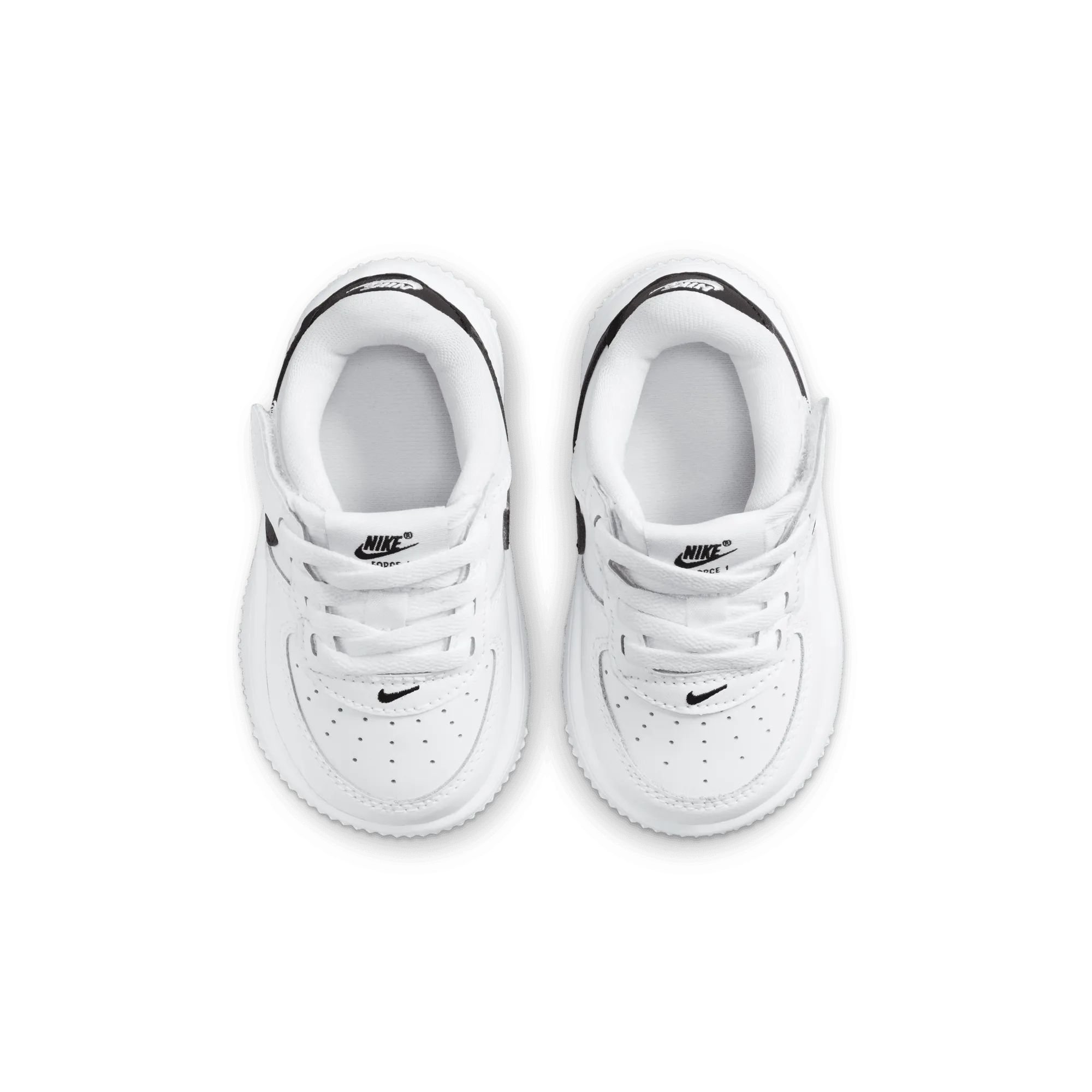 Baby/Toddler Nike Force 1 Low EasyOn  "White Black" Asics Gel-diablo Shoes