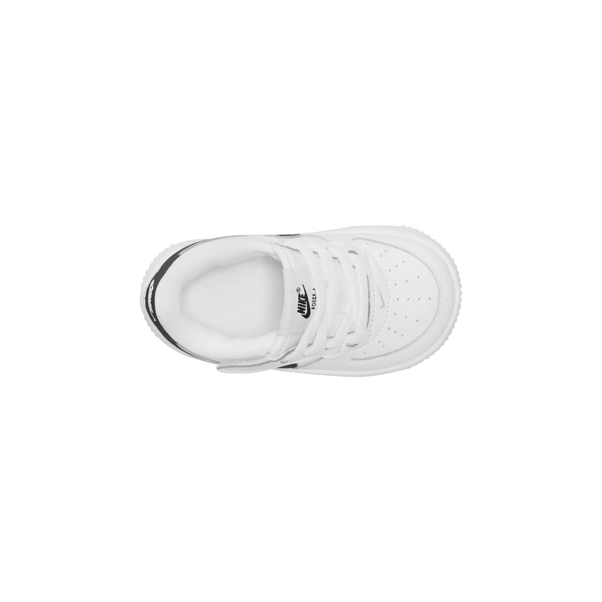 Baby/Toddler Nike Force 1 Low EasyOn  "White Black" Asics Vs On Running Shoes